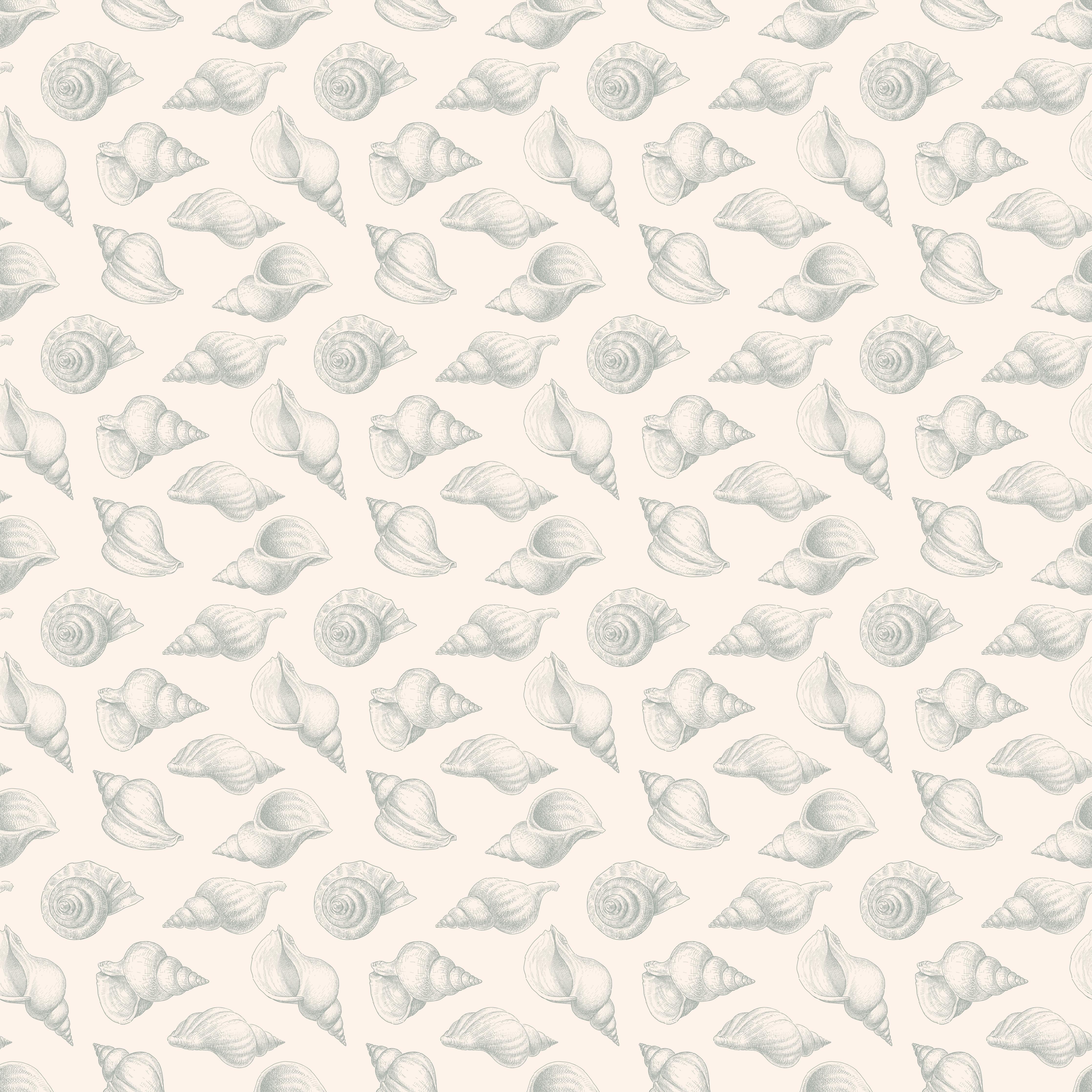 Küchenrückwand-Minimal Muschelmuster Beige-Grau