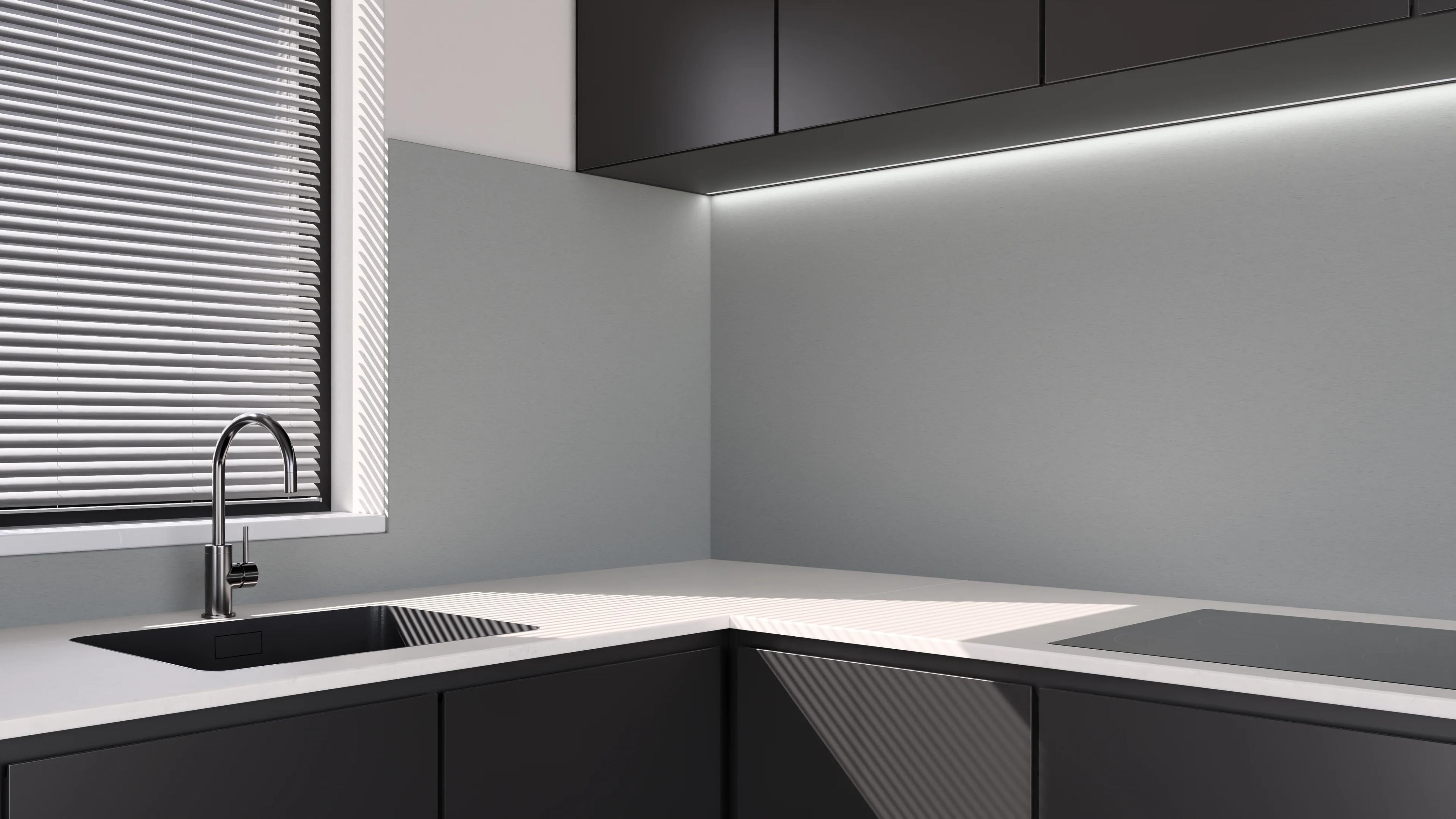 Küchenrückwand - Modern Greyphoria