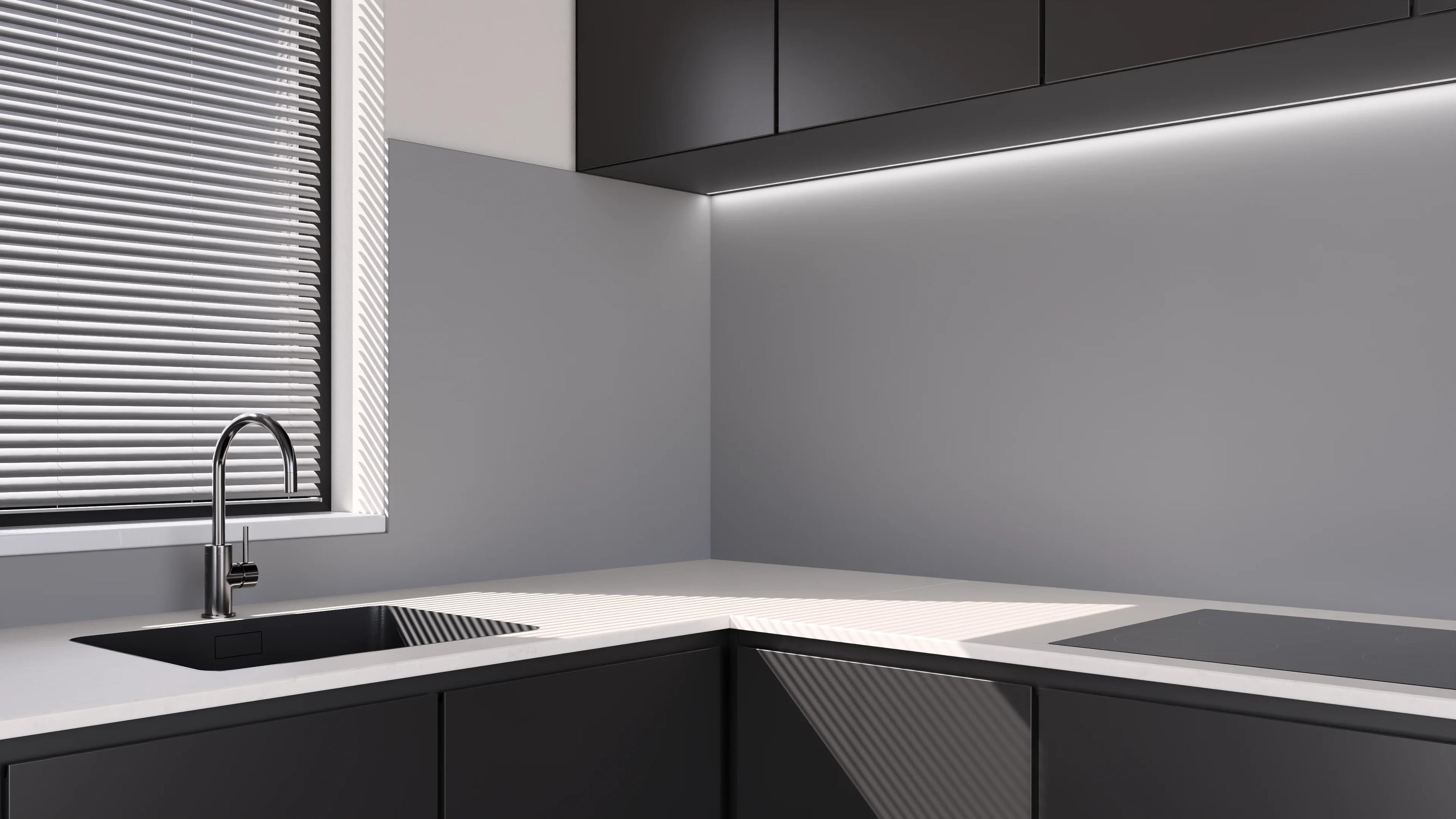 Küchenrückwand - Premium Grey