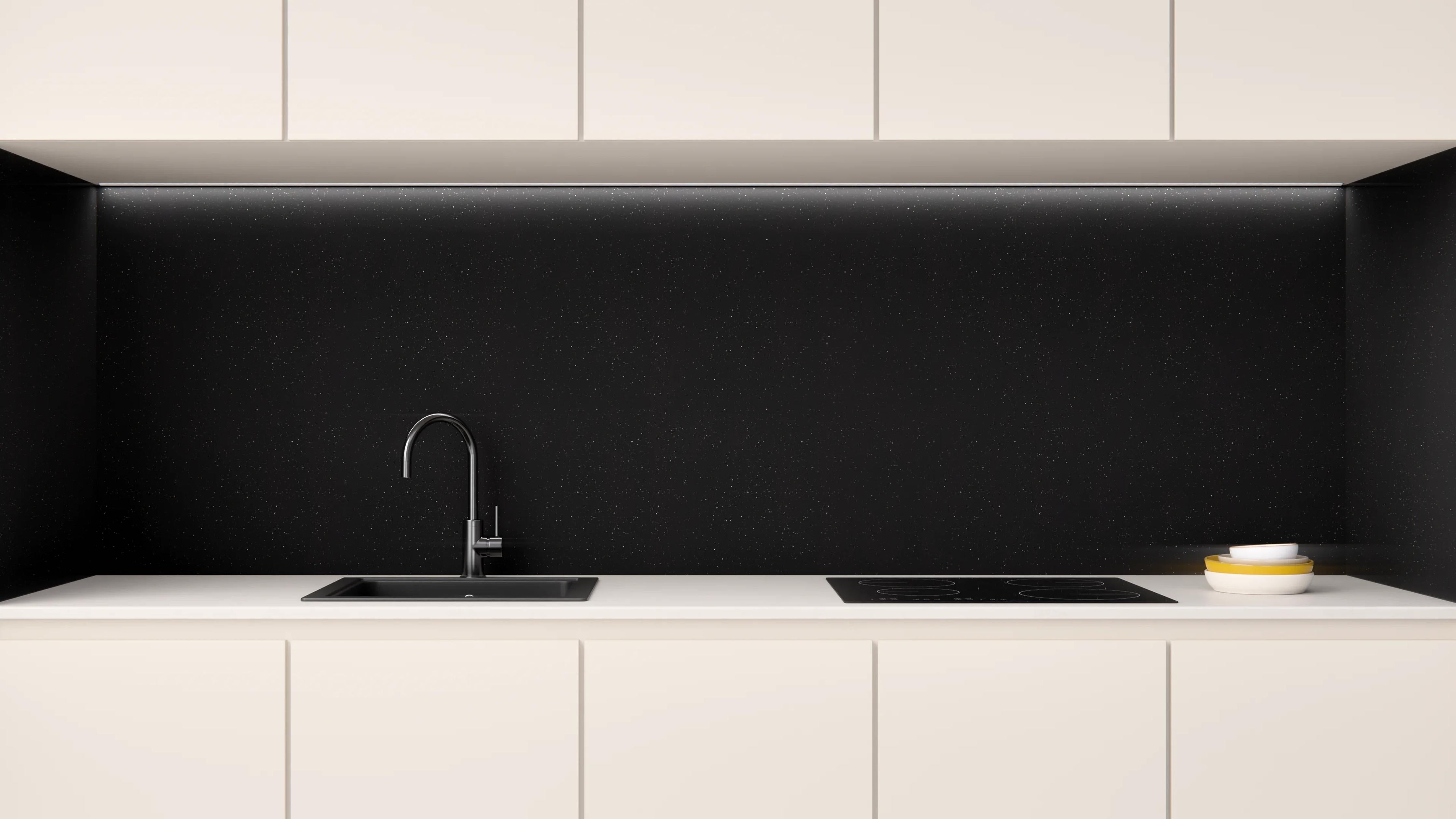 Küchenrückwand - Sky Black Phantasy