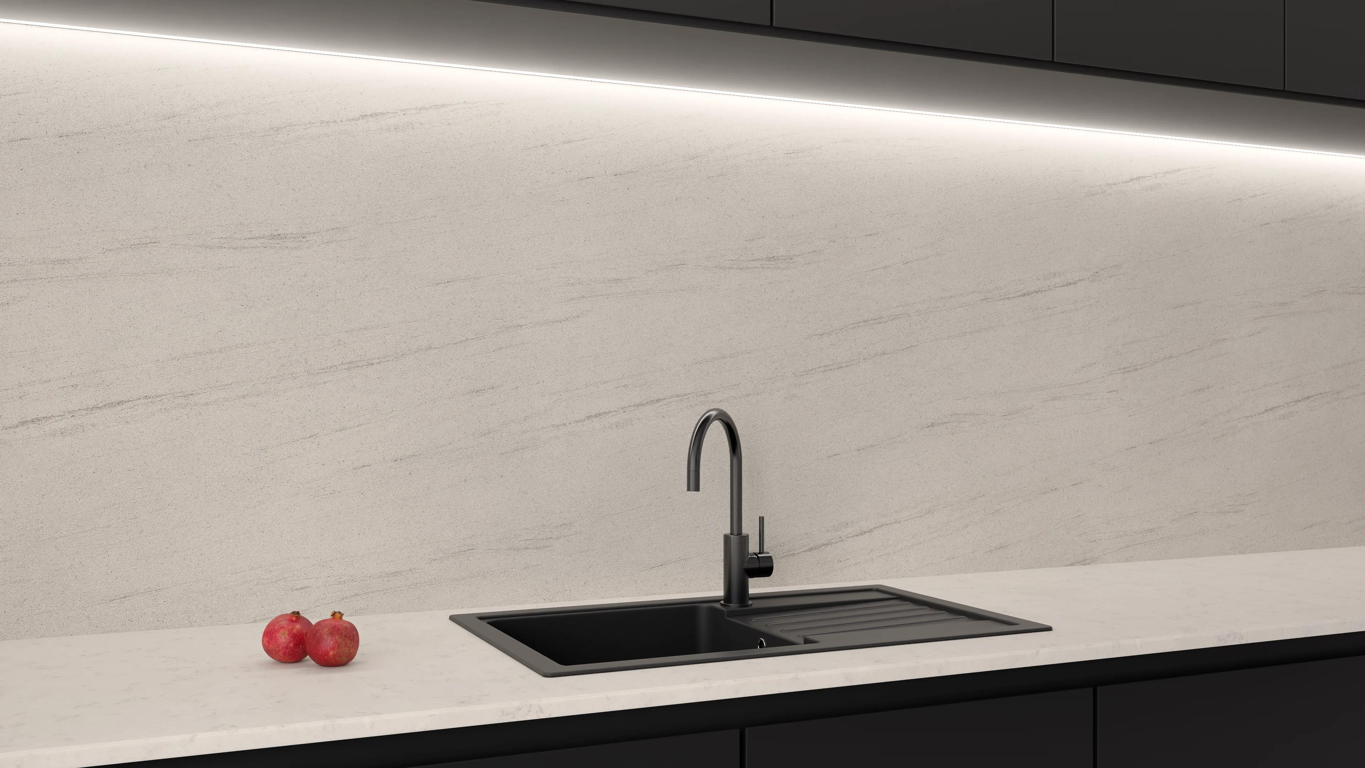 Küchenrückwand - Stone White Panama