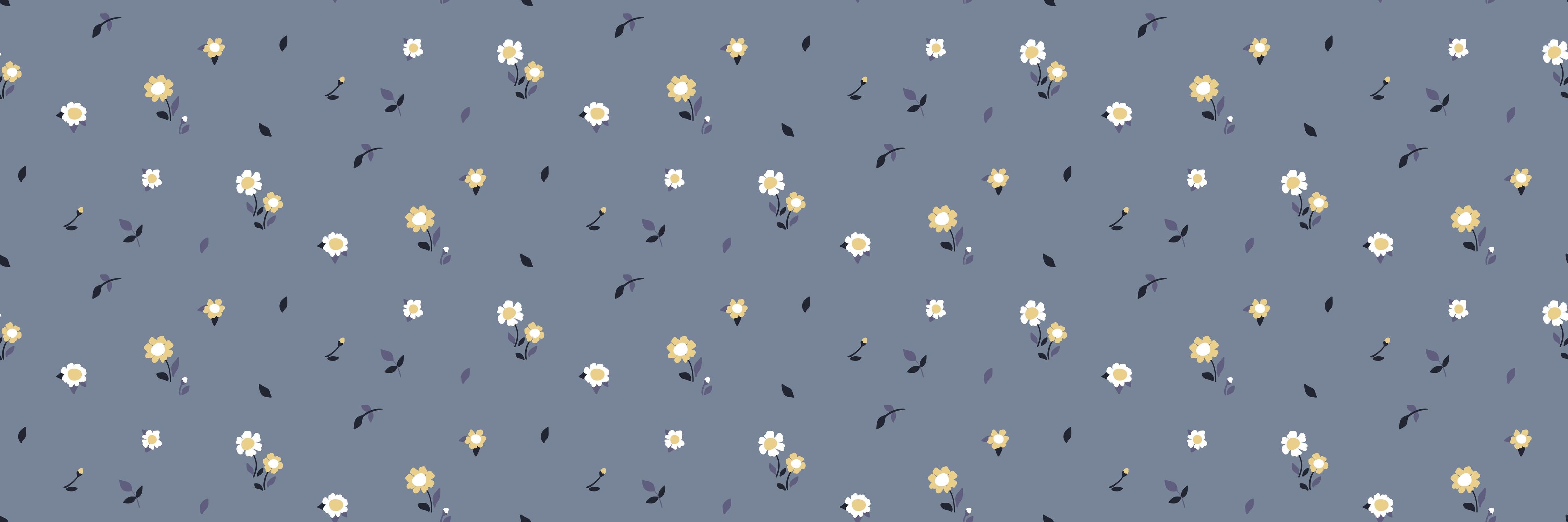 Küchenrückwand-Vintage Bloom Ditsy Blumenmuster