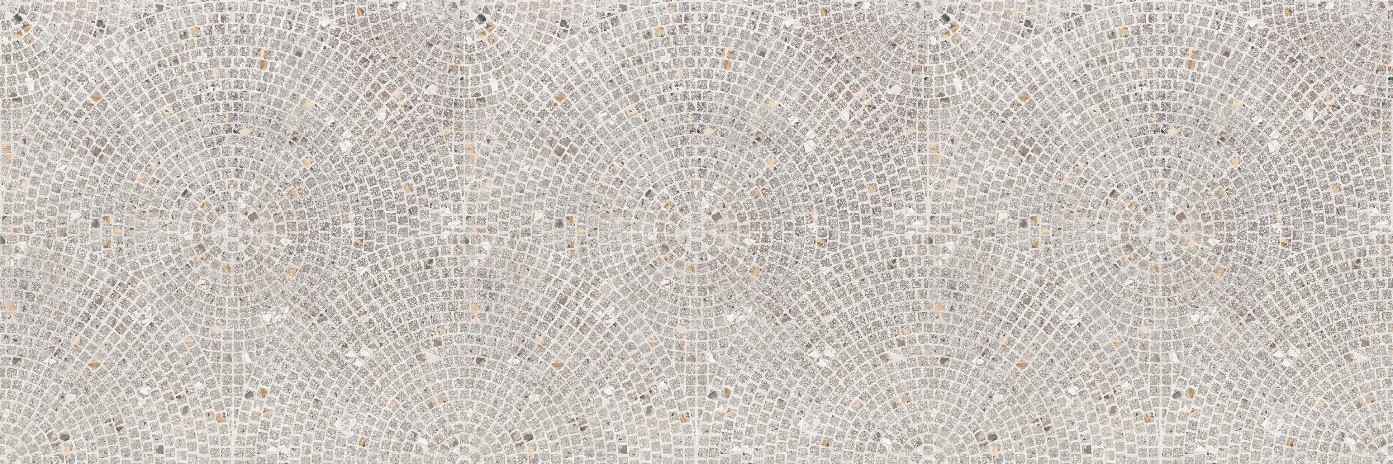 Küchenrückwand-Weiß-Grau Mosaikstein Muster