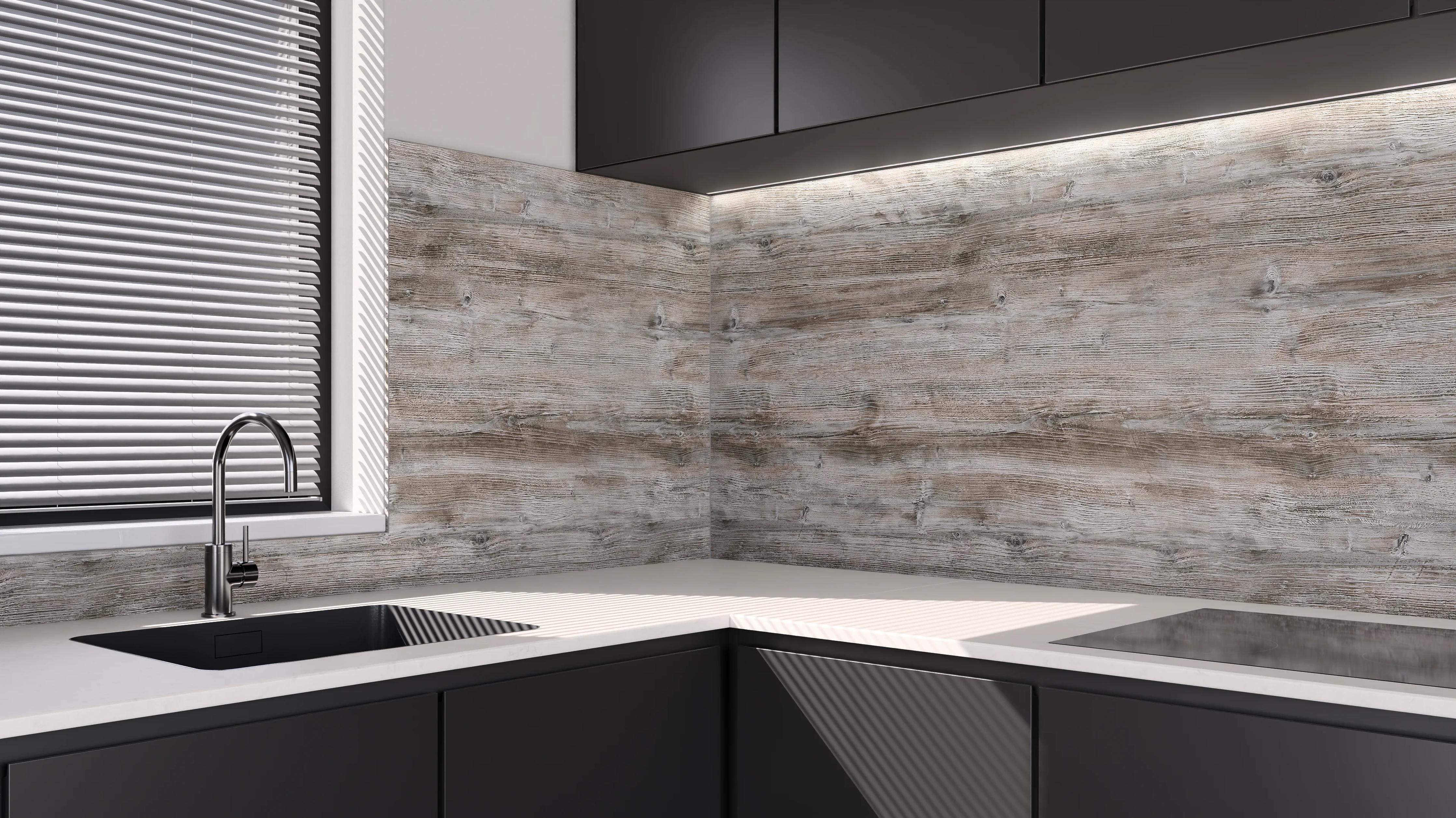 Küchenrückwand - Wood Ponderosa Pine