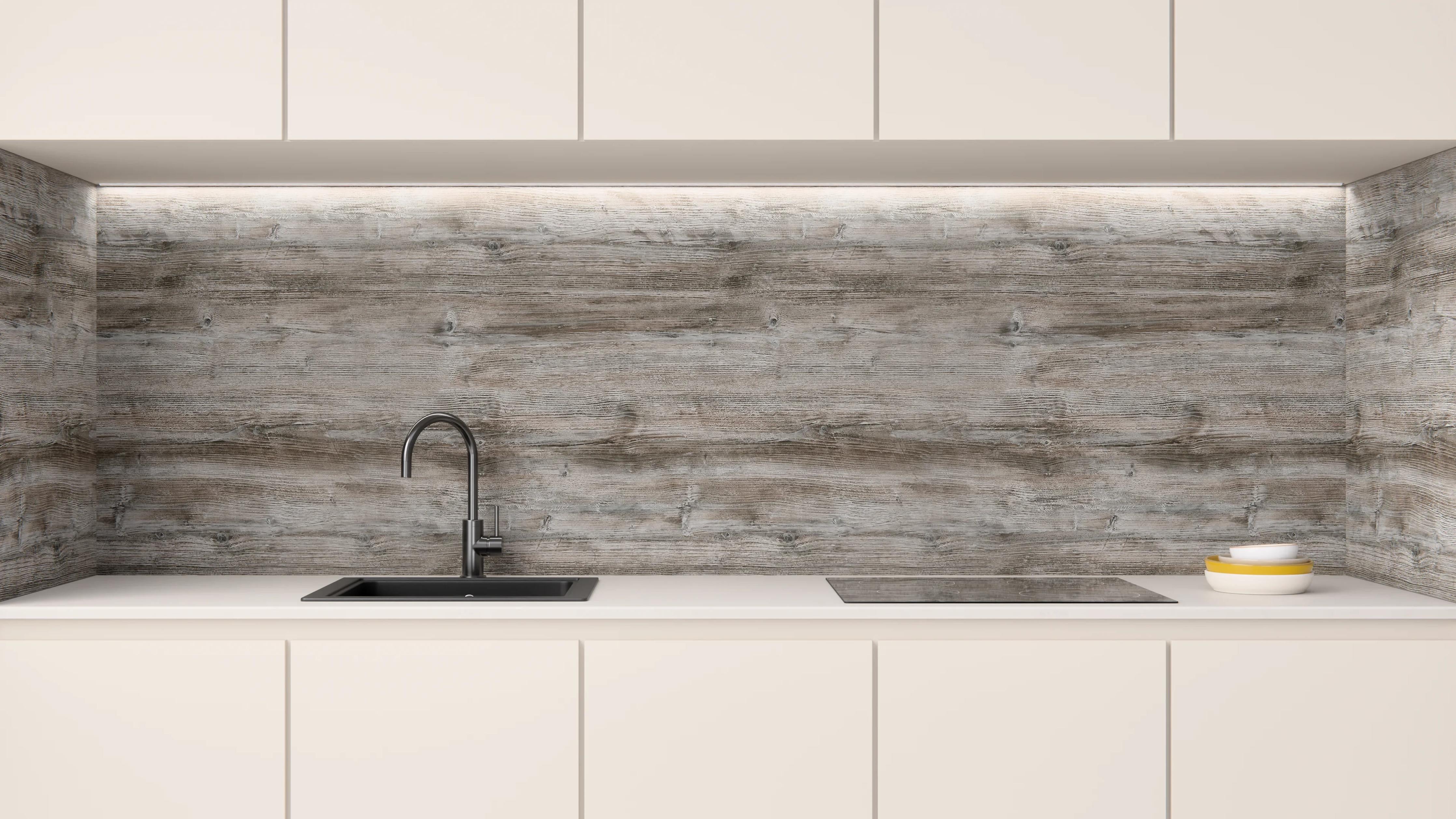 Küchenrückwand - Wood Ponderosa Pine