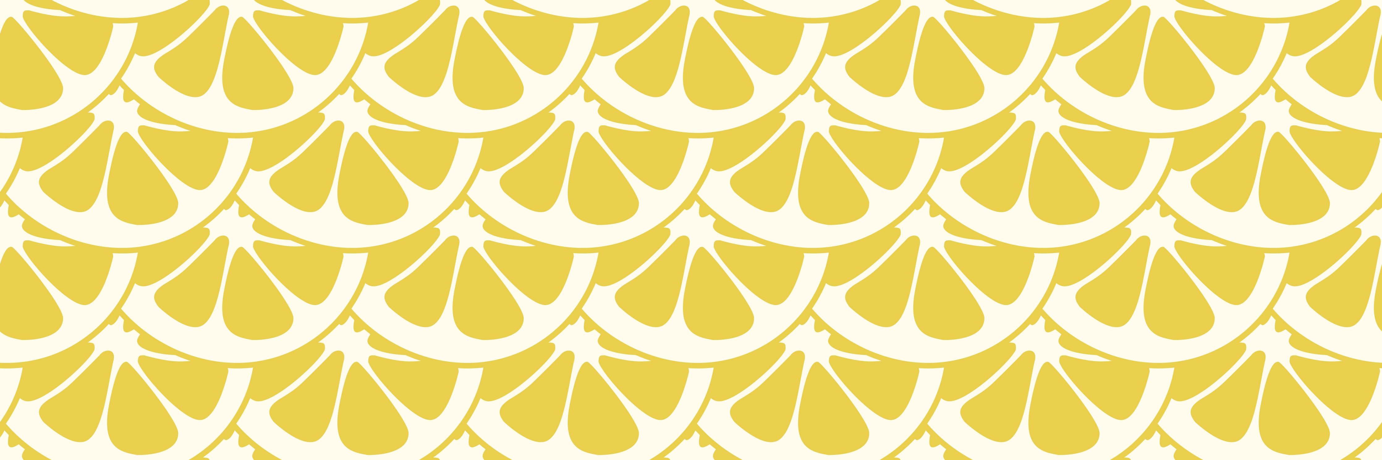 Küchenrückwand-Zitronen-Muster Gelb-Weiß