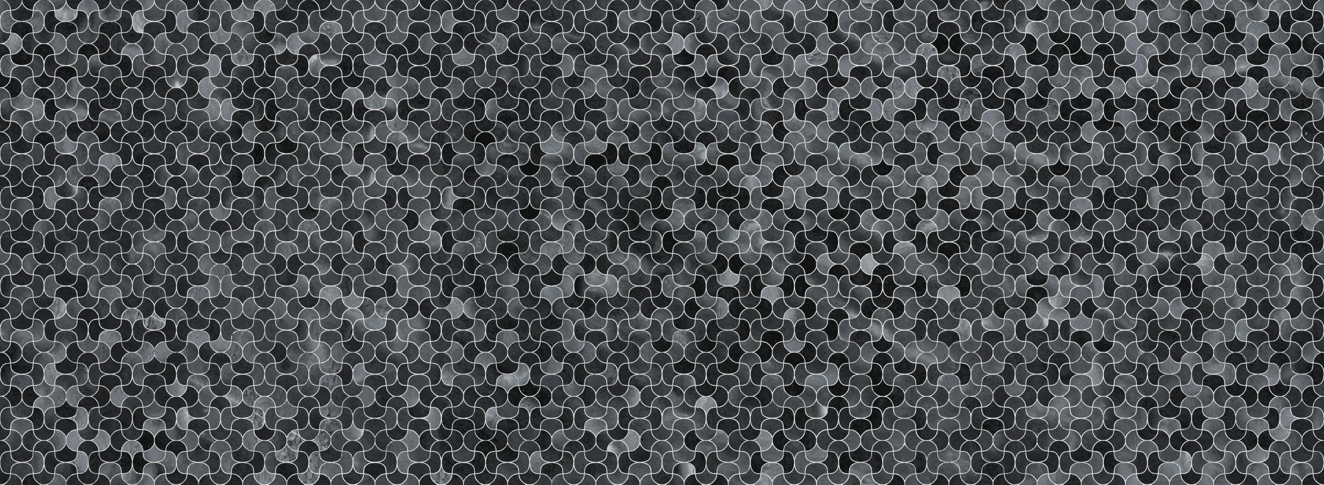 Küchenrückwand-Abstrakte schwarze Pixel Mosaik Textur