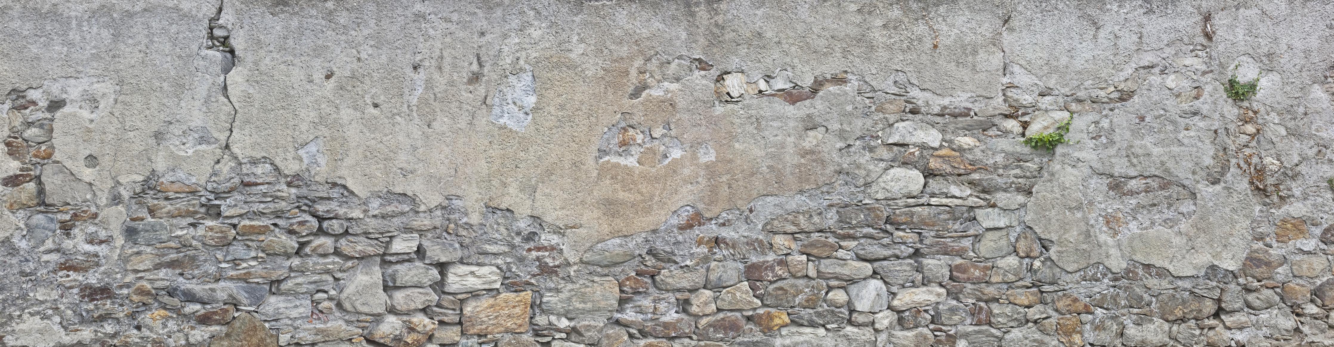 Küchenrückwand-Bröckelnde Hausmauer in Südtirol