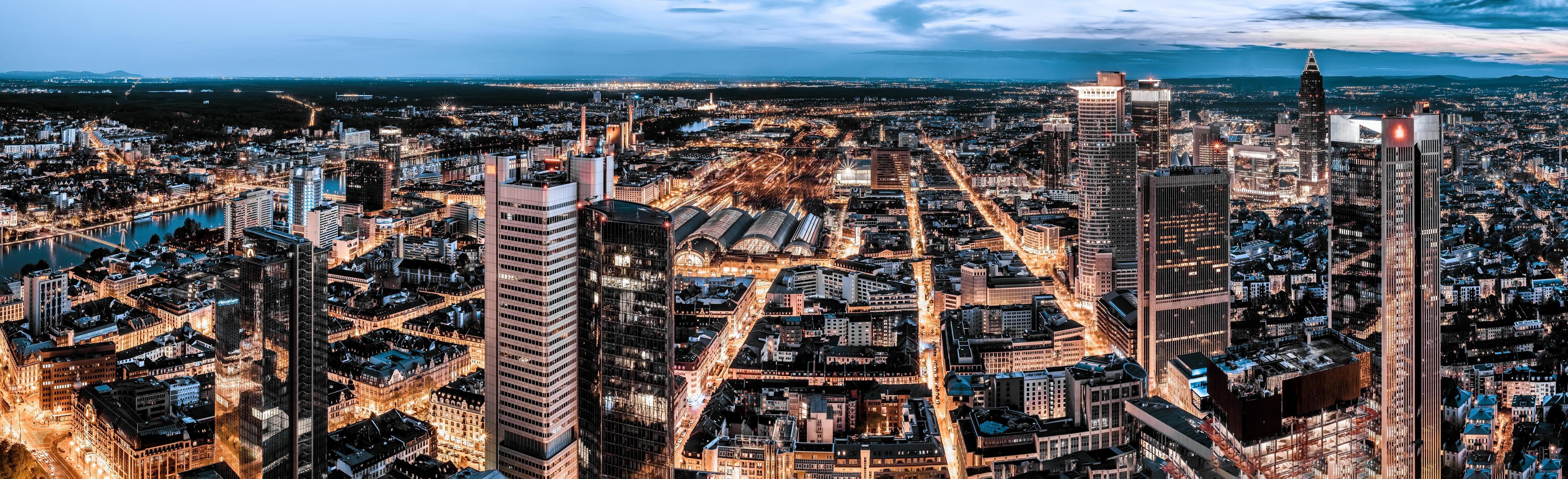 Küchenrückwand-Frankfurt 180-Grad-Panorama