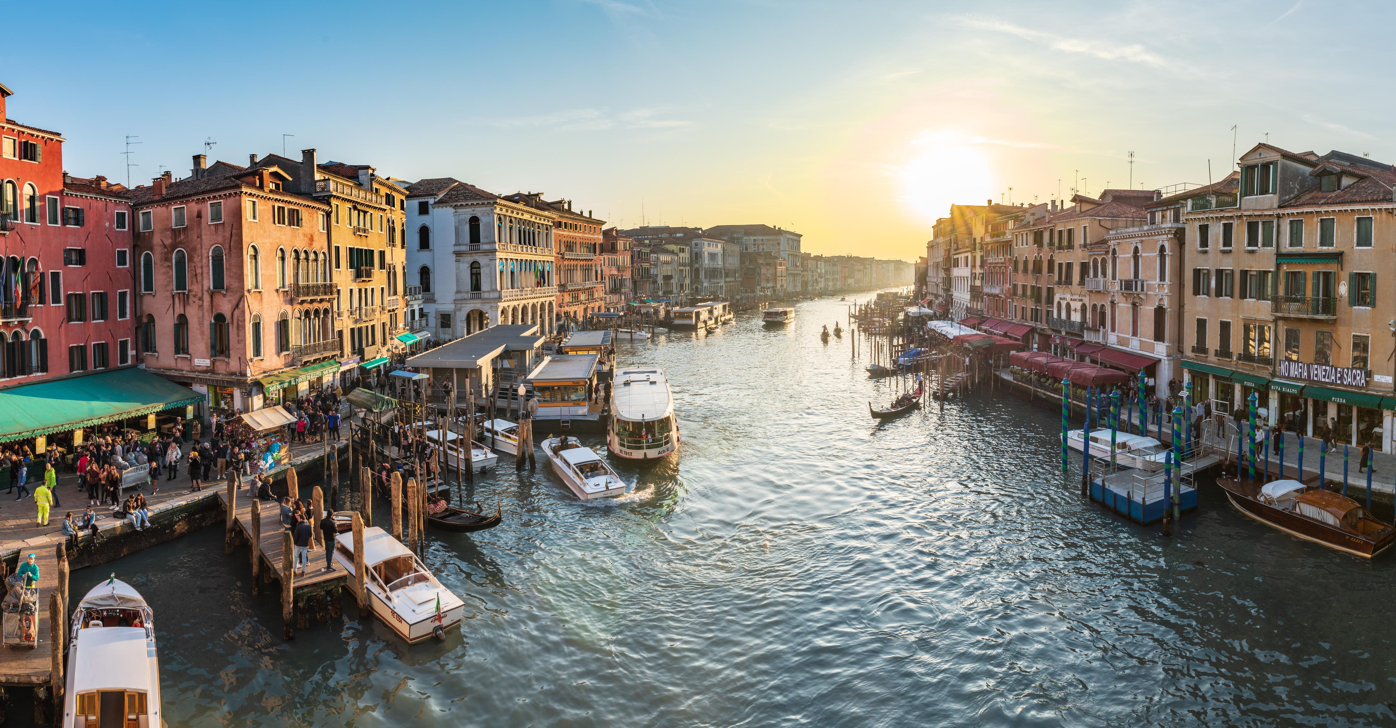 Küchenrückwand-Kanäle von Venedig - Italien