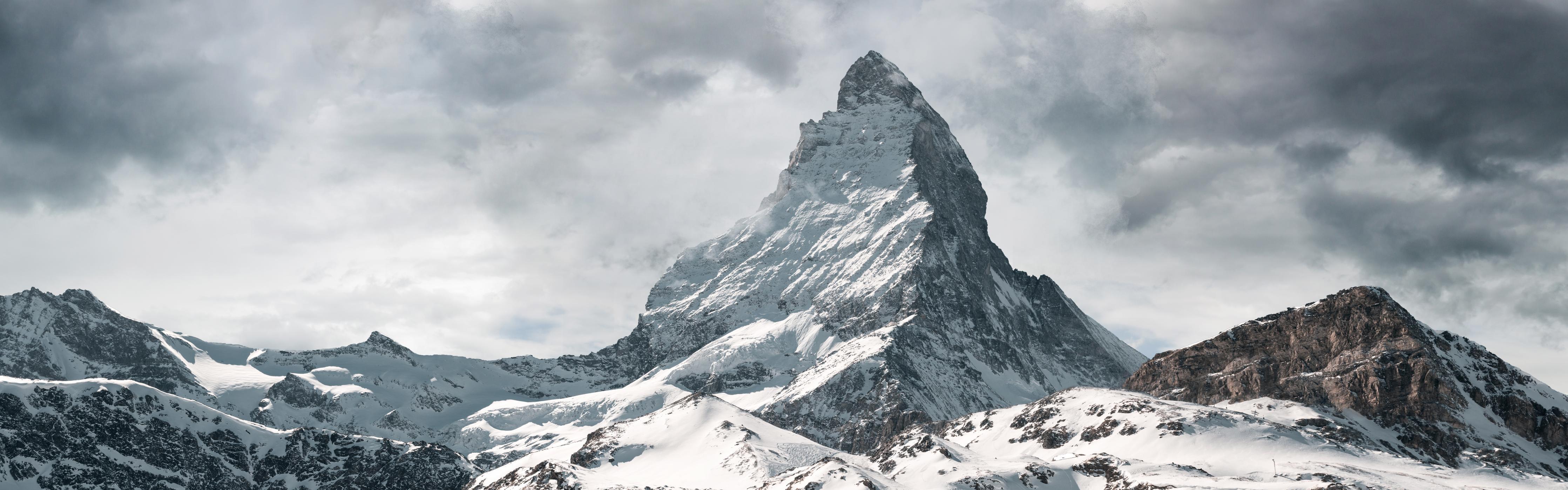 Küchenrückwand-Panorama - Majestätischer Matterhorn - Alpen