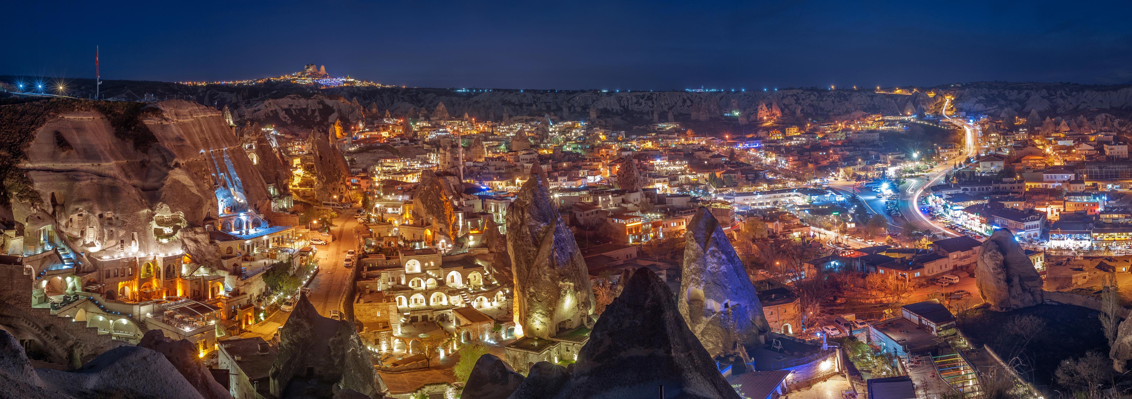 Küchenrückwand-Panorama auf Göreme - Kapadokien