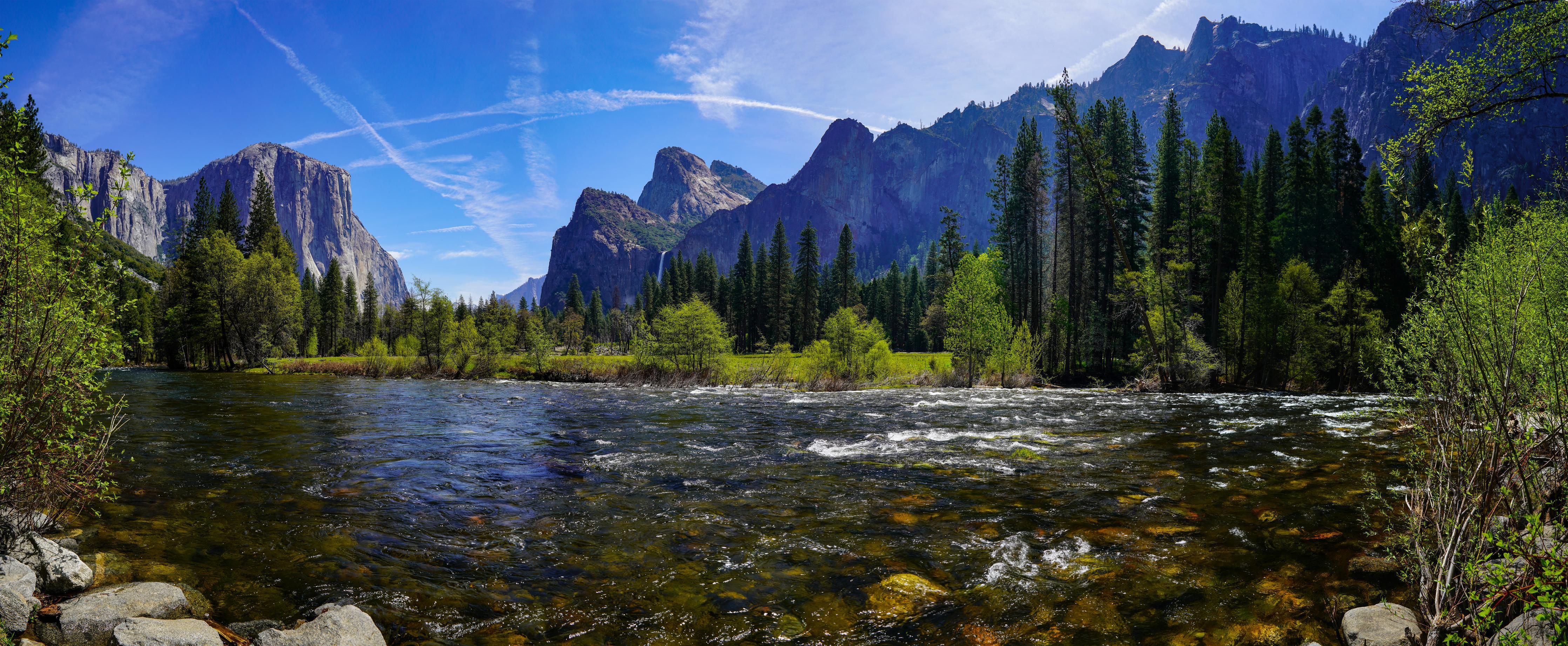 Küchenrückwand-Panoramablick im Yosemite-Nationalpark