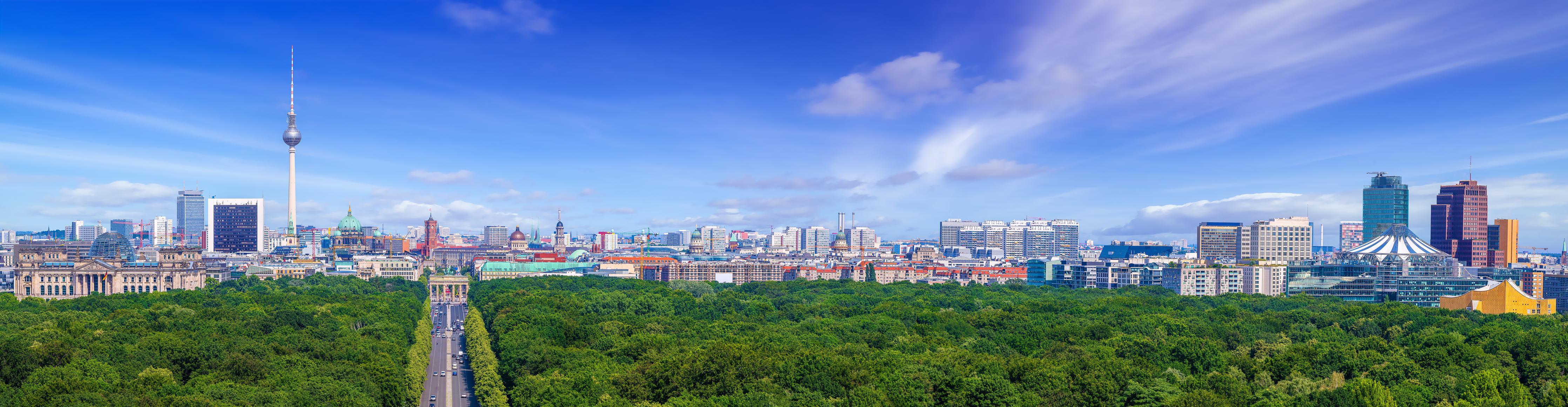 Küchenrückwand-Skyline von Berlin