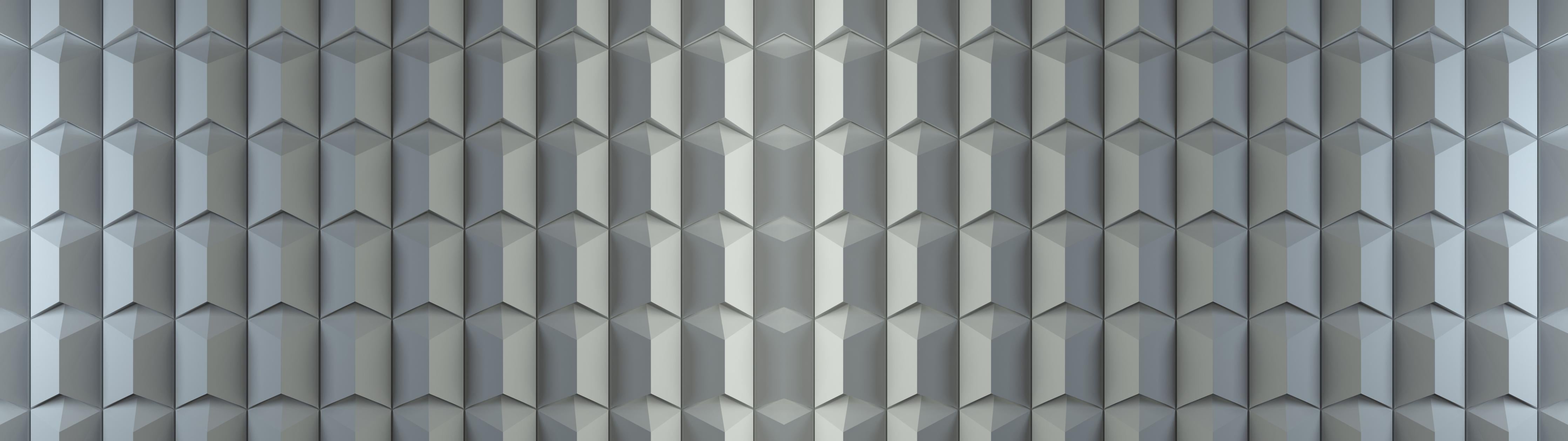 Küchenrückwand-Moderne geometrische Struktur in Grau-Weiß