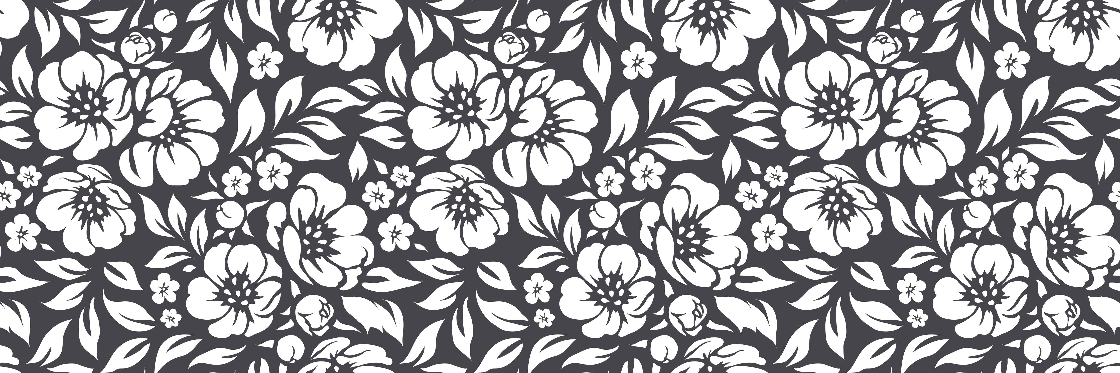 Küchenrückwand-Natura Floreale Antracite