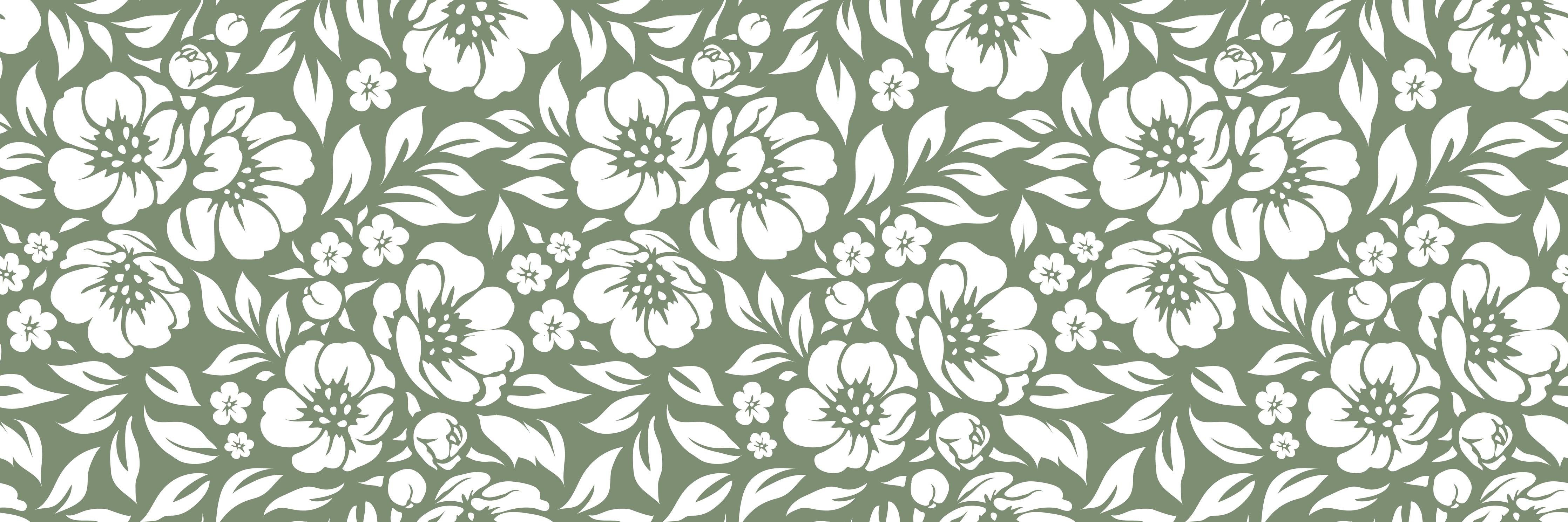 Küchenrückwand-Natura Floreale Oliva