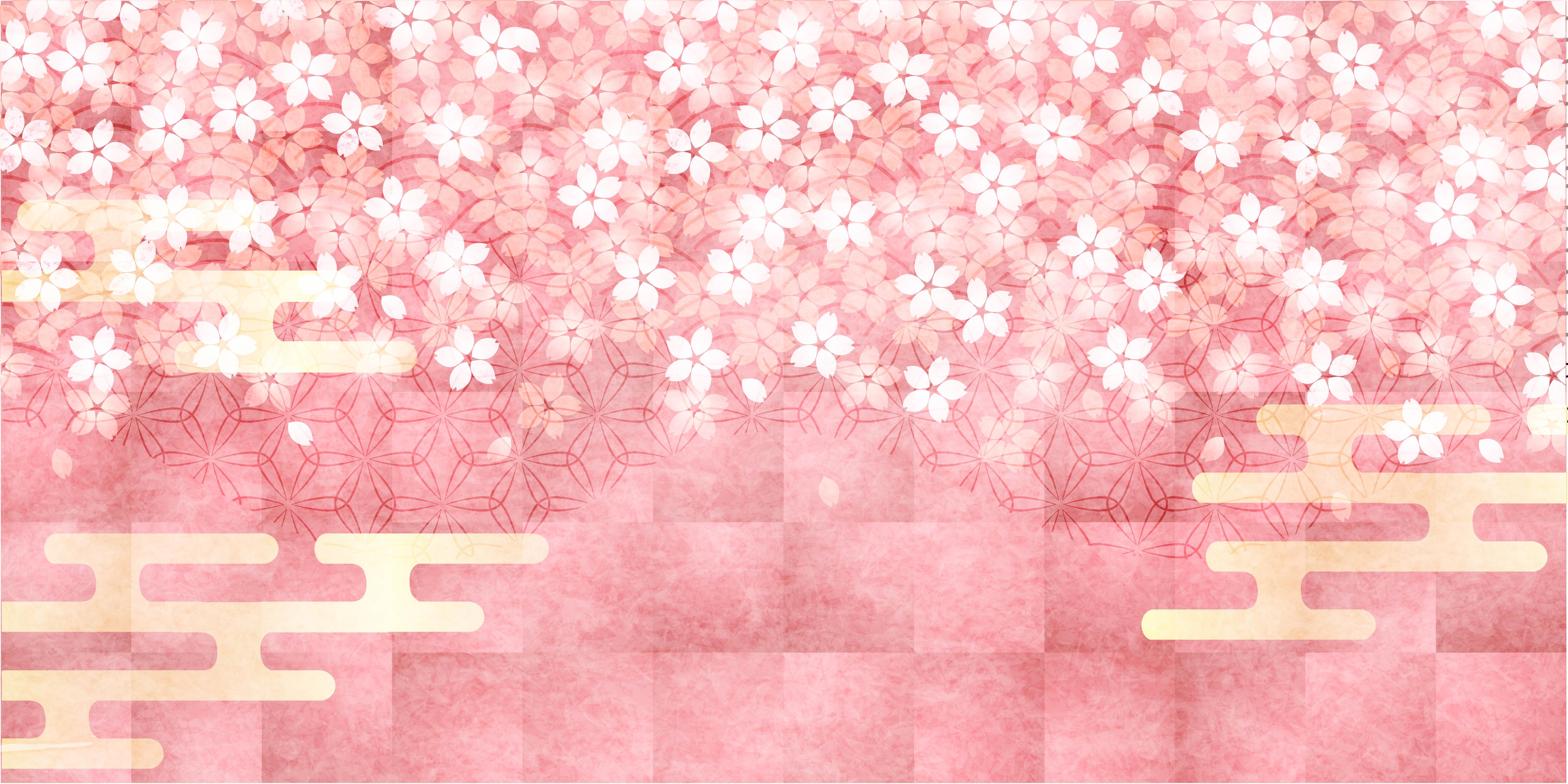 Küchenrückwand-Zartes Rosa Sakura Blüten Design