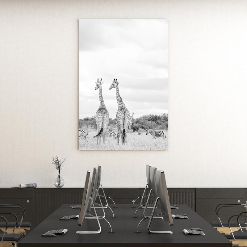 IHR Papierservietten Mit Zebra- & Giraffen-Print – Cremefarben, 20 Stück, Luxuriöses Design