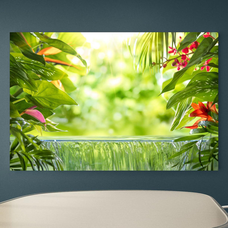 Tropischer Strandhintergrund 2,4 X 1,8 M – Hawaii-Mottoparty Deko Für Sommer & Feiern