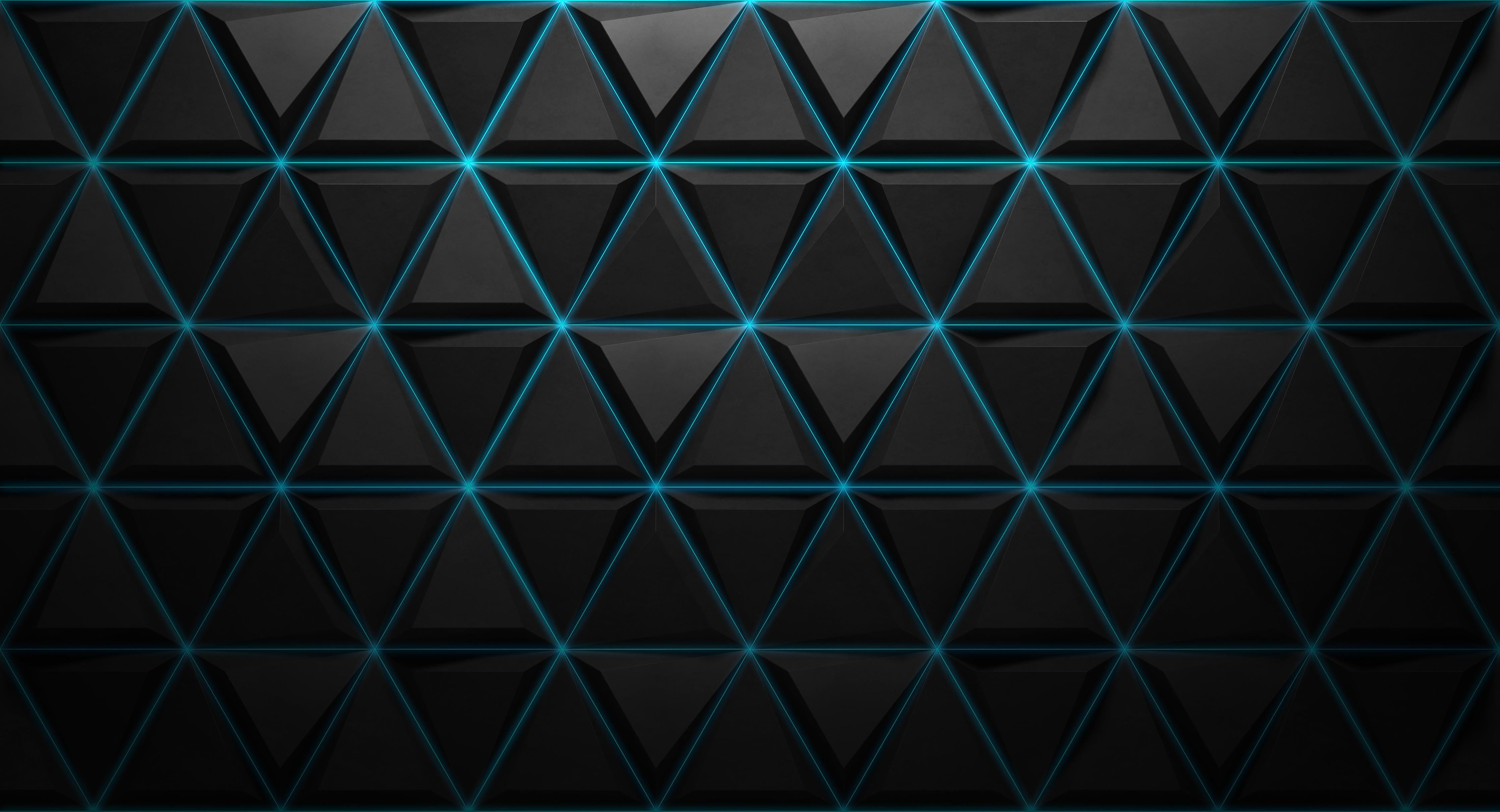 Spritzschutz-3D Schwarzblaue Linien Muster Textur