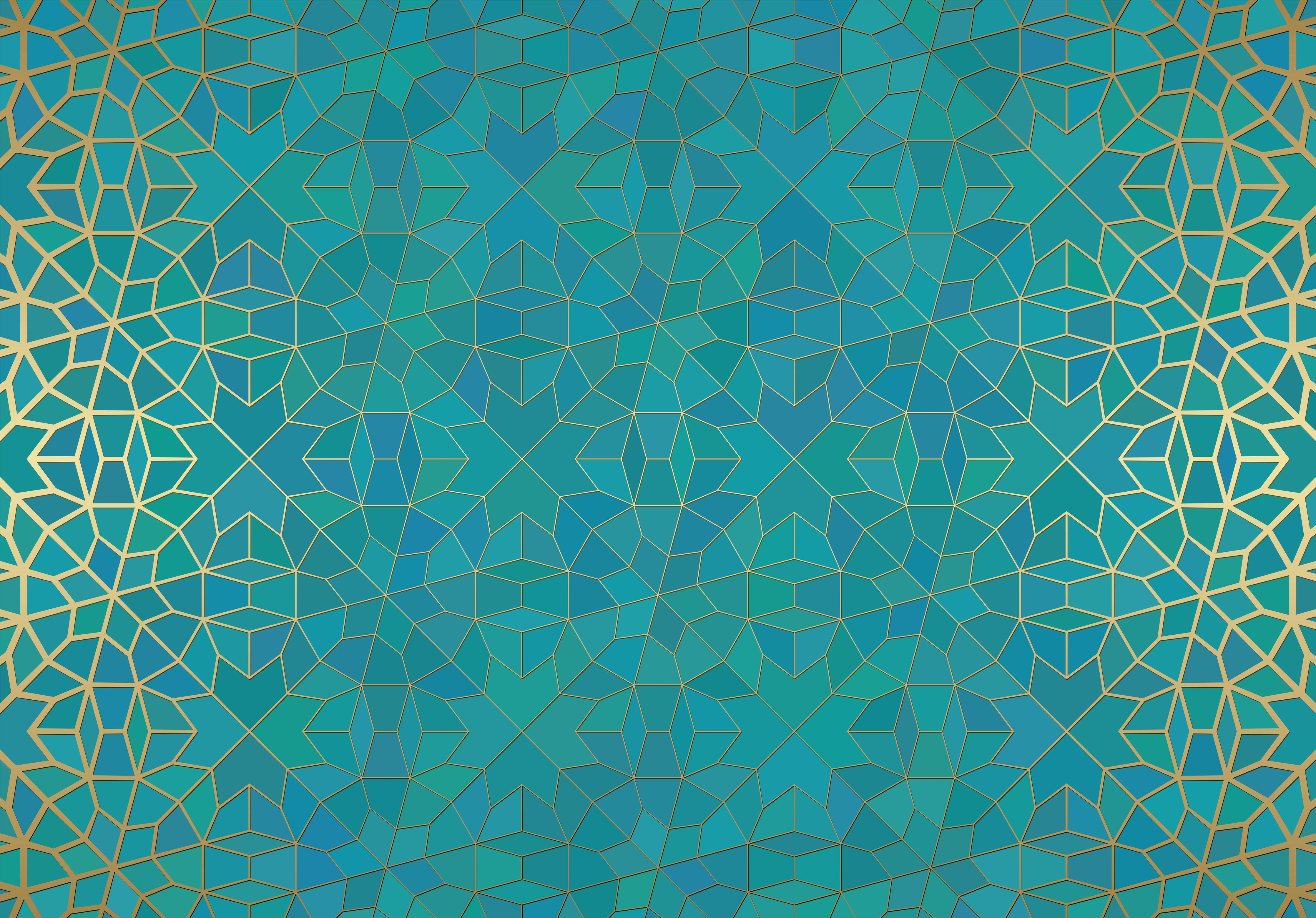 Spritzschutz-Abstraktes Gradientenmuster in Blau und Gold