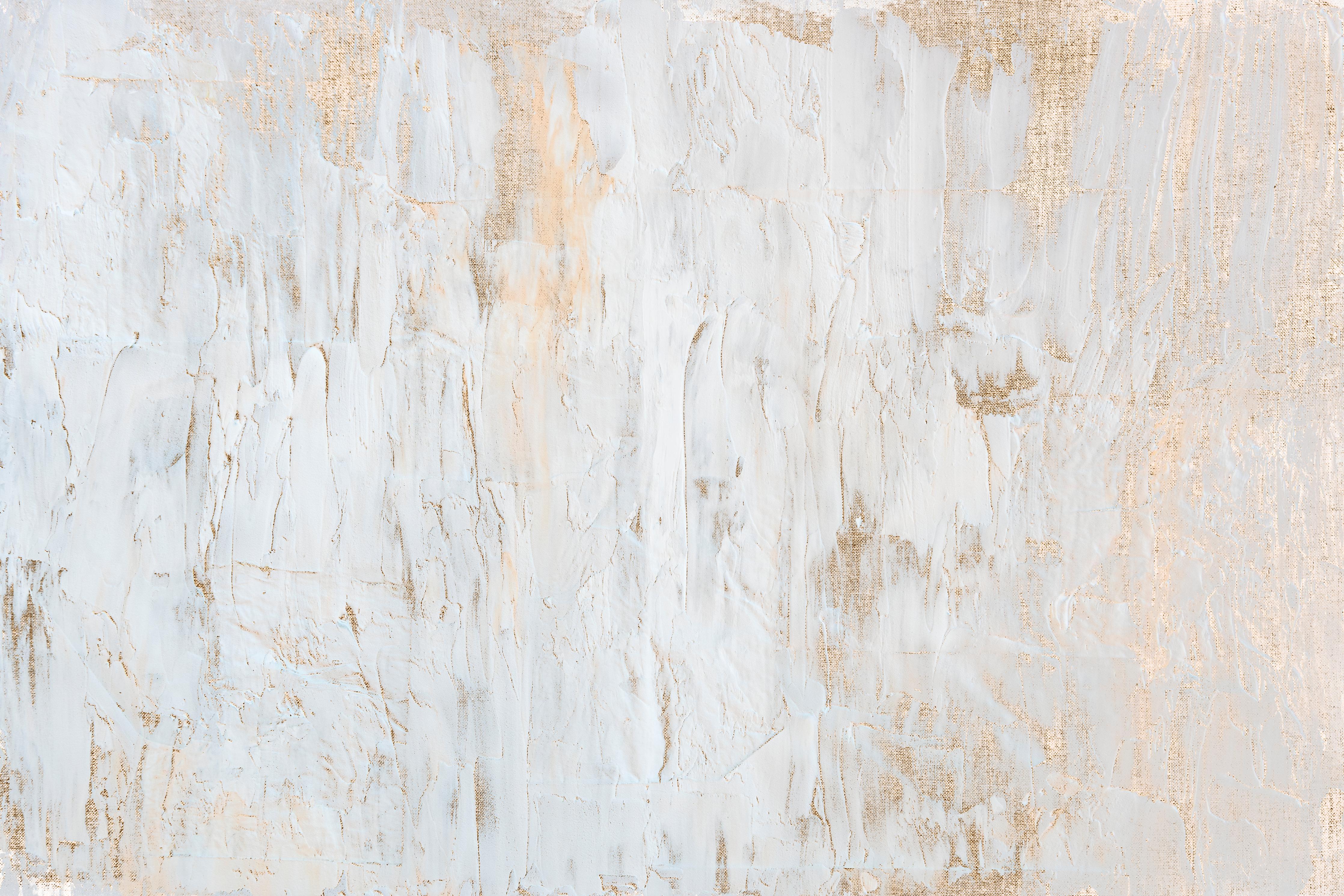 Spritzschutz-Acrylfarben Kunst - weißer Ton