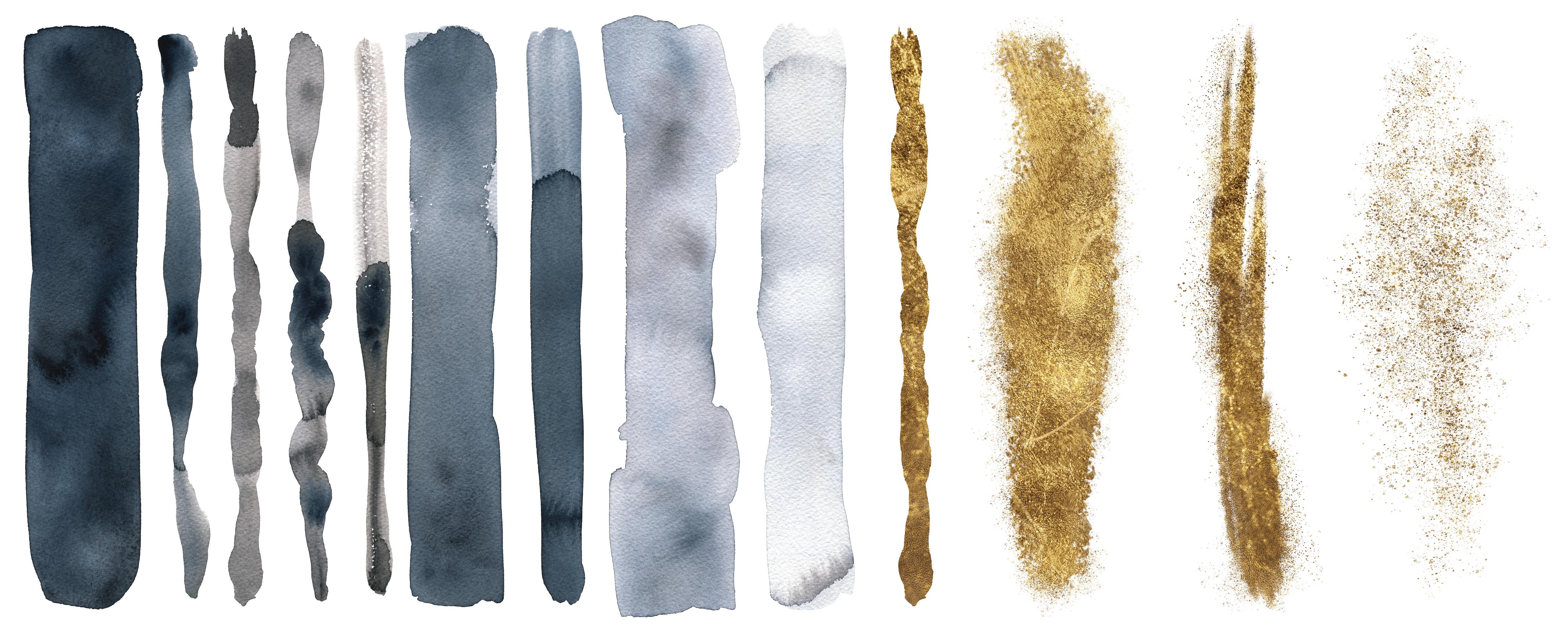 Spritzschutz-Aquarell Malerei im Flecken-Overlay