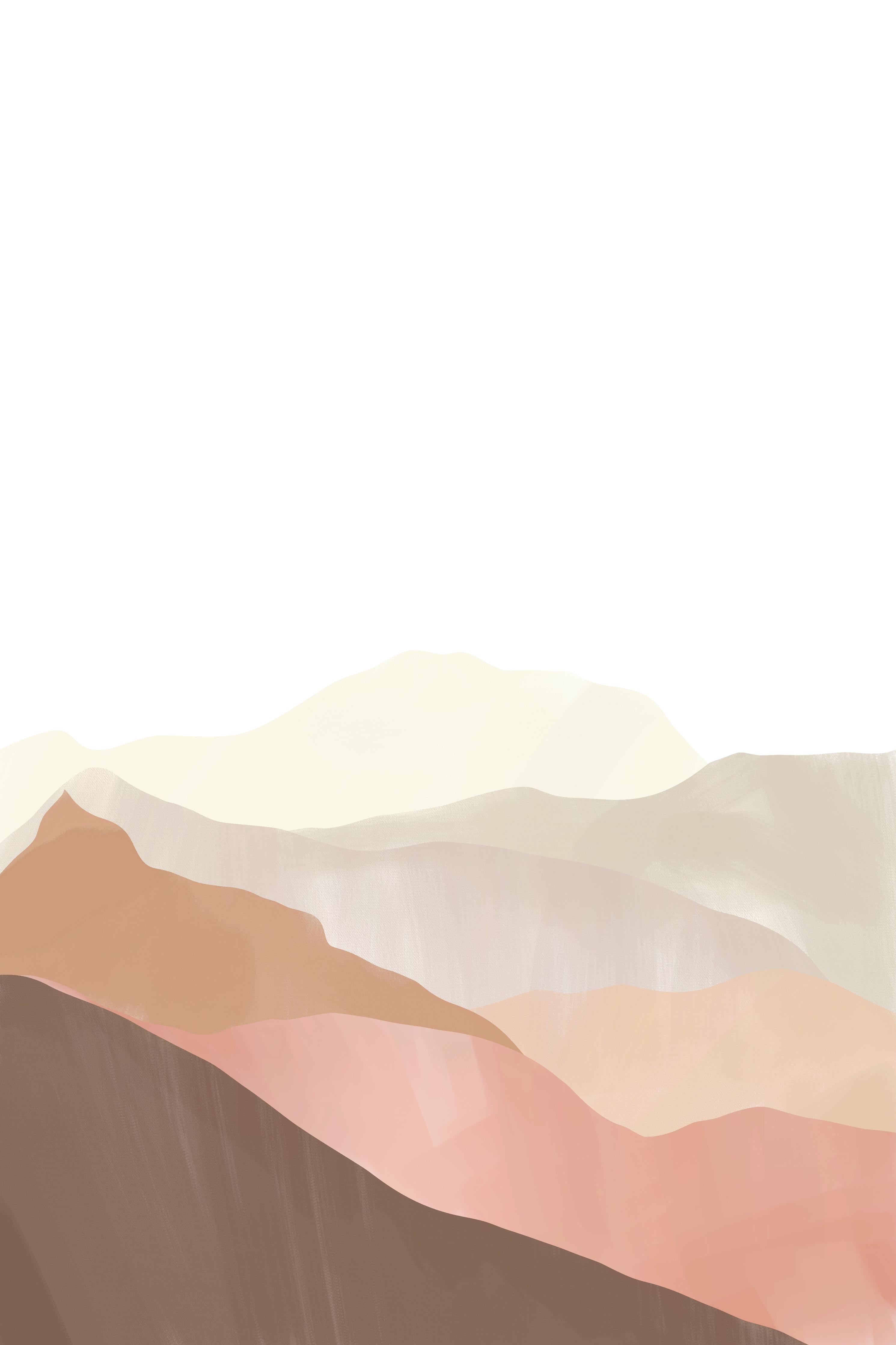 Spritzschutz-Bergige Landschaft - Gemälde