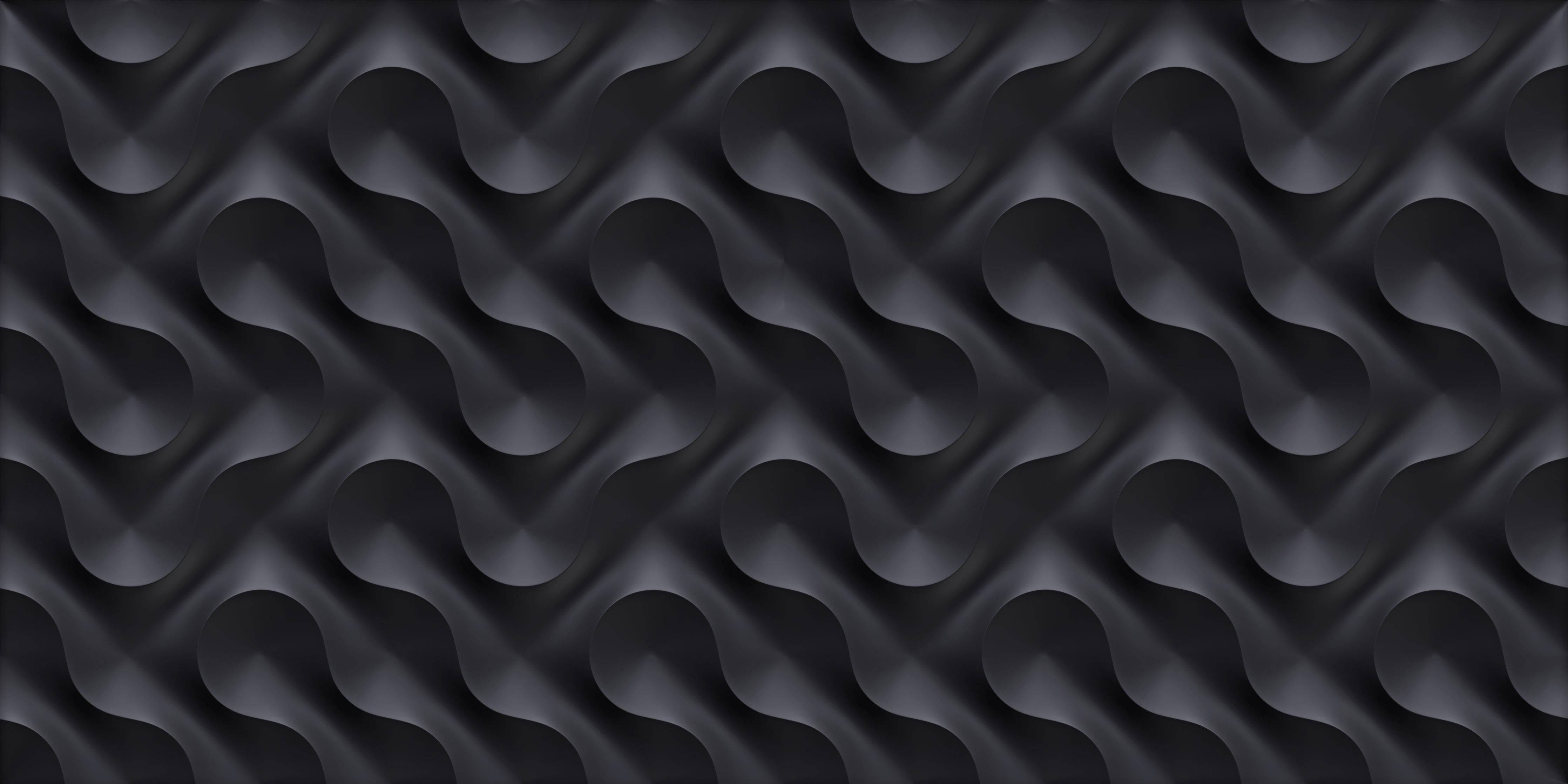 Spritzschutz-Dekoratives Wandpaneel Grau Wellenmuster