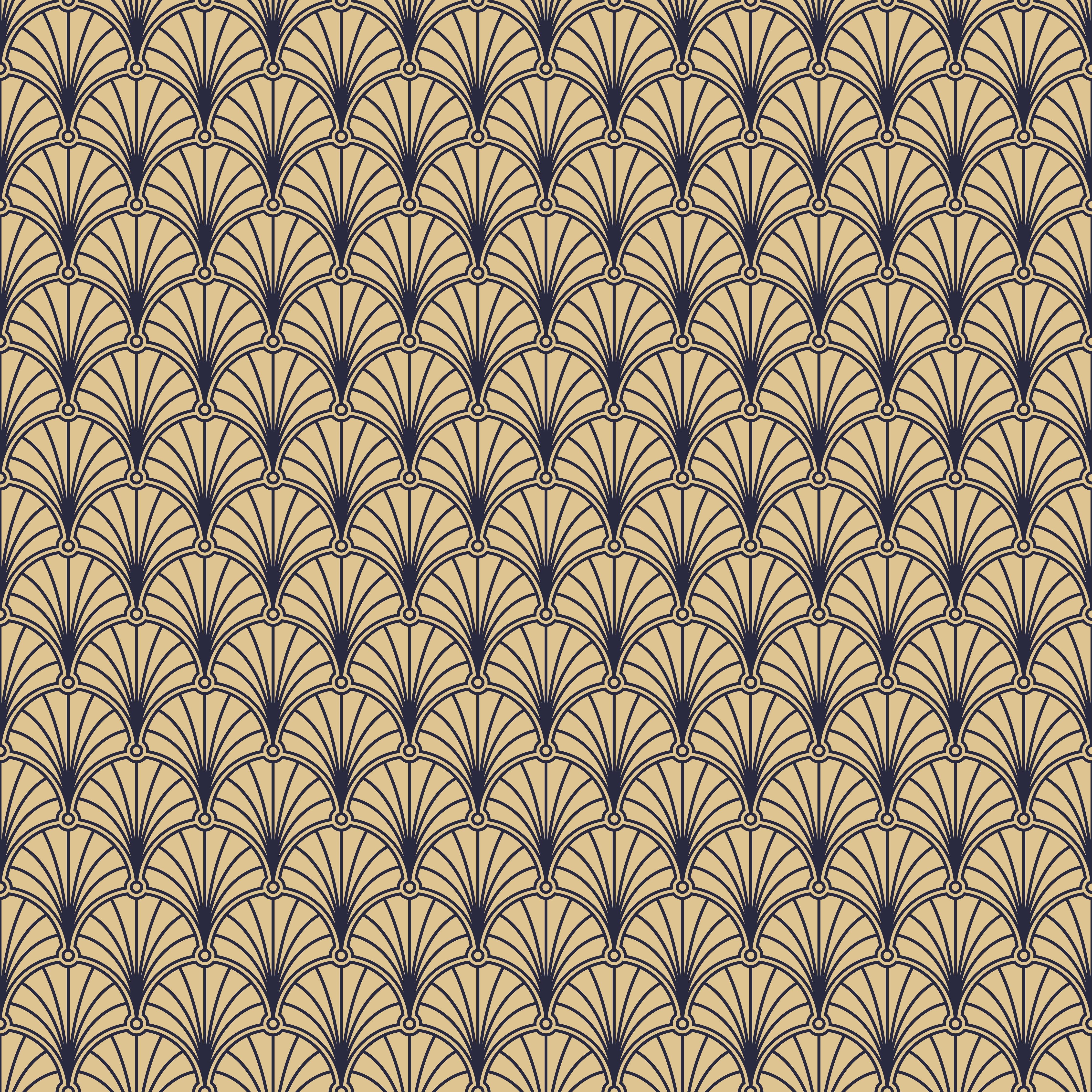 Spritzschutz-Elegantes goldenes Art-Deco-Design