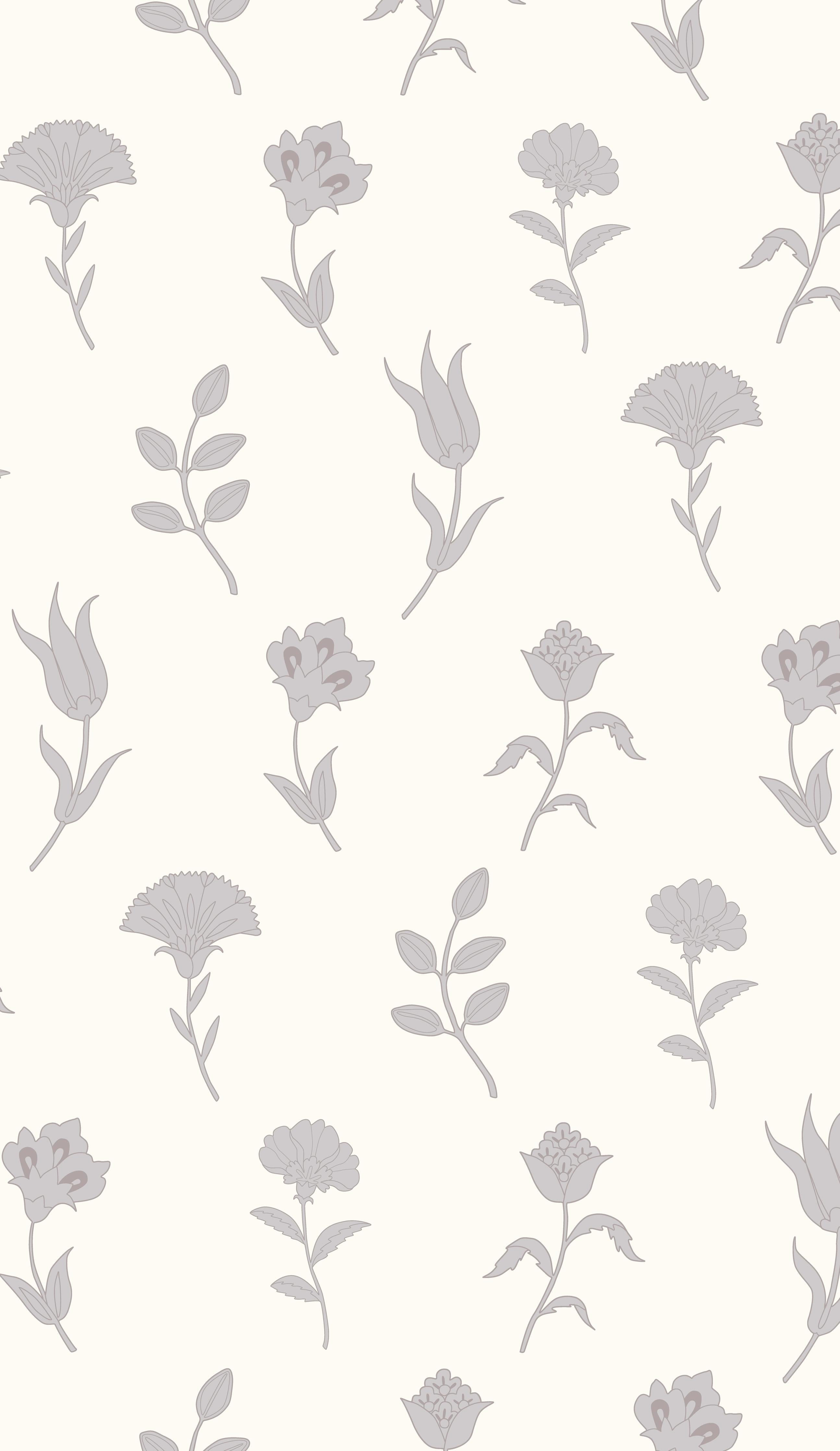 Spritzschutz-Elegantes weißes Blumenmuster mit Grautönen