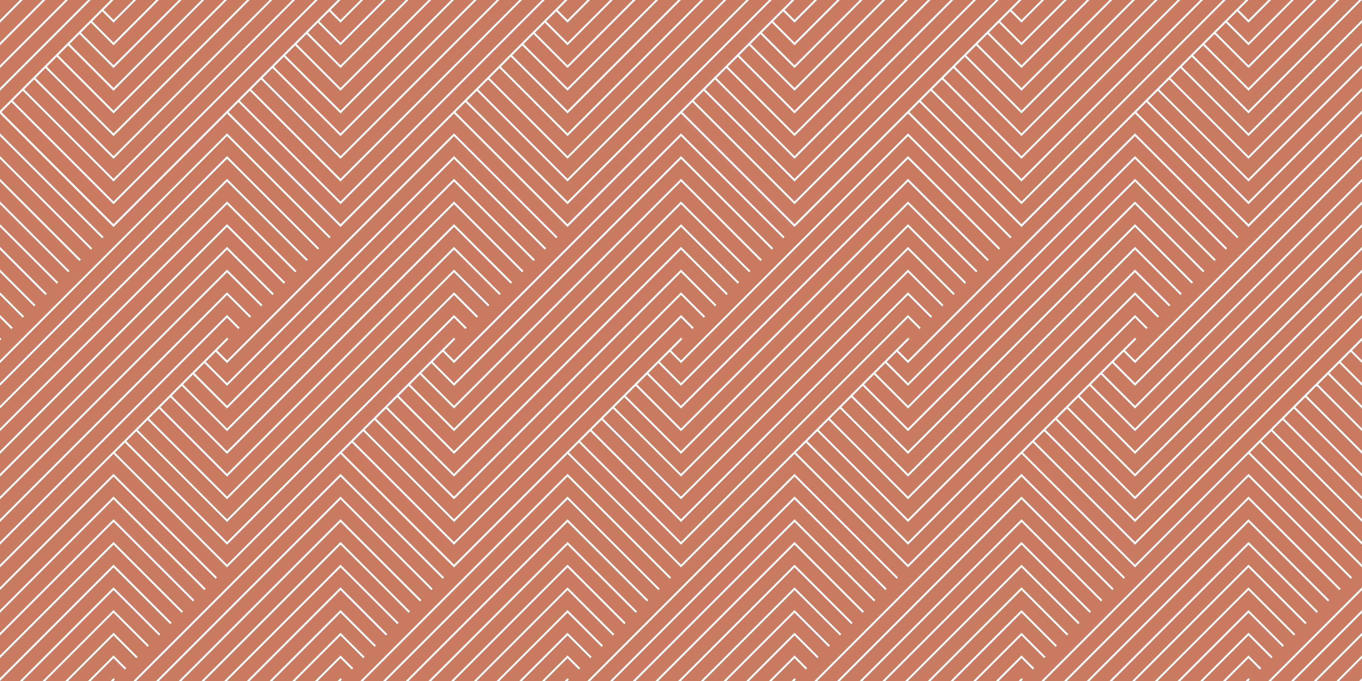 Spritzschutz-Geometrica Intreccio Terracotta