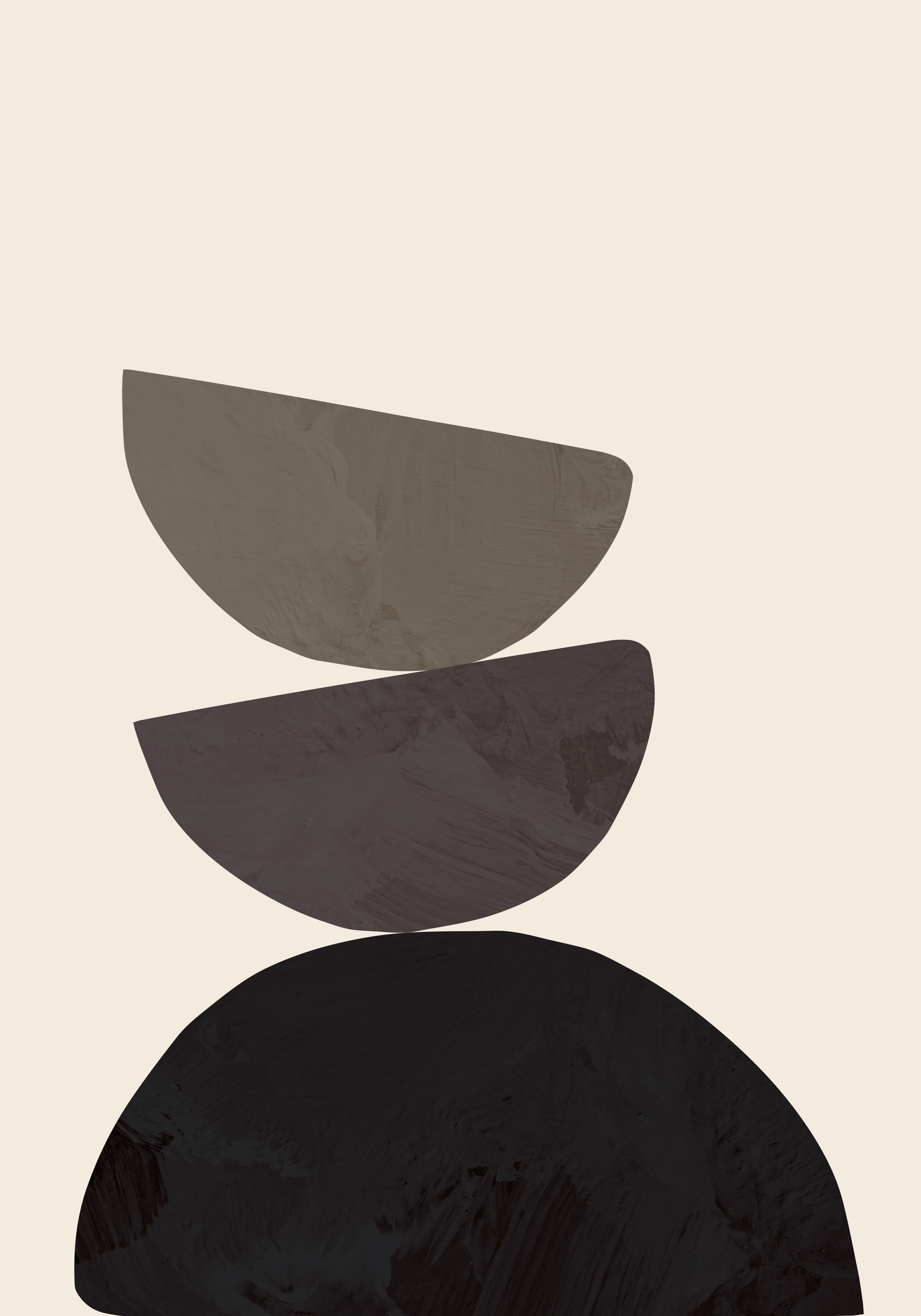 Spritzschutz-Geometrische Formen balancierend - Abstraktion