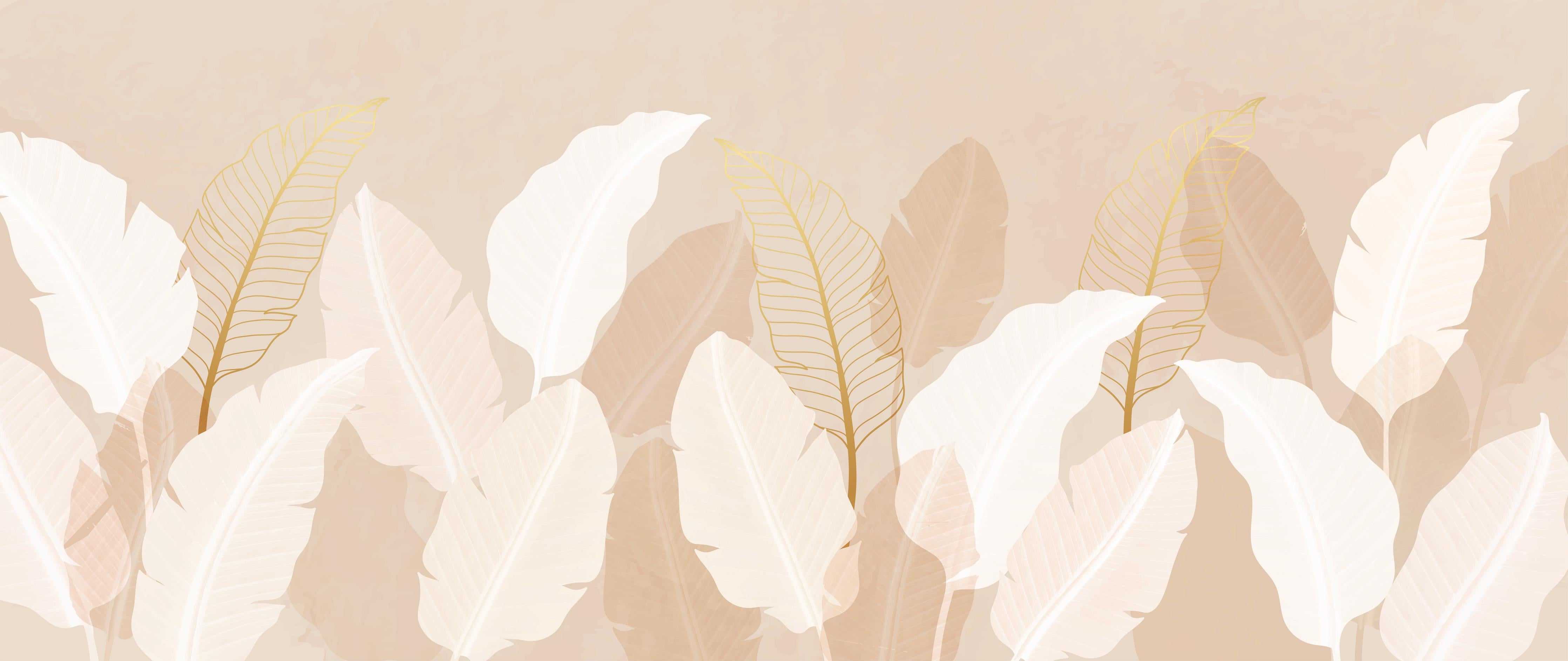 Spritzschutz-Harmonische Pastellblätter Design Kunstwerk