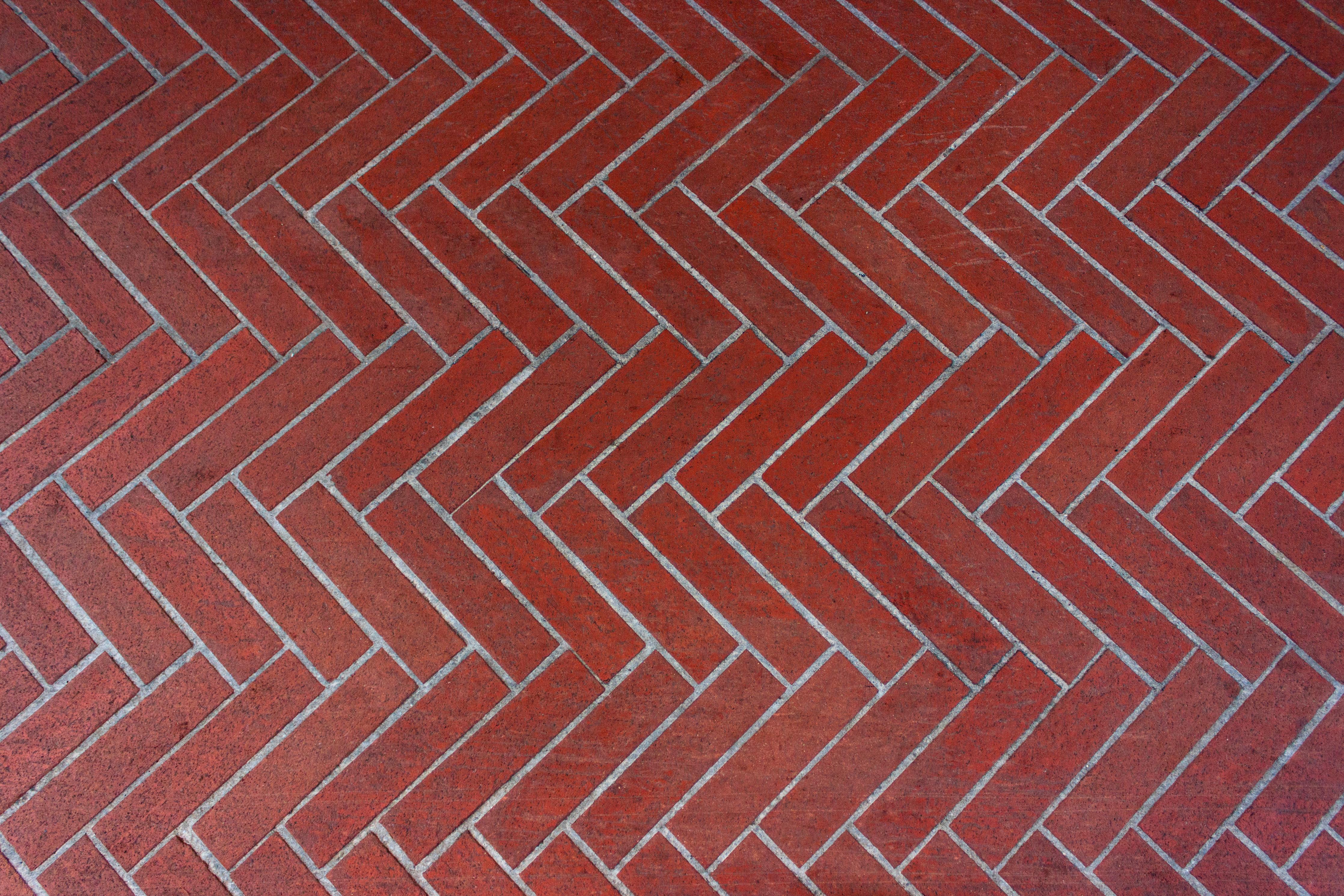 Spritzschutz-Herringbone Pattern Red Outdoor Bricks