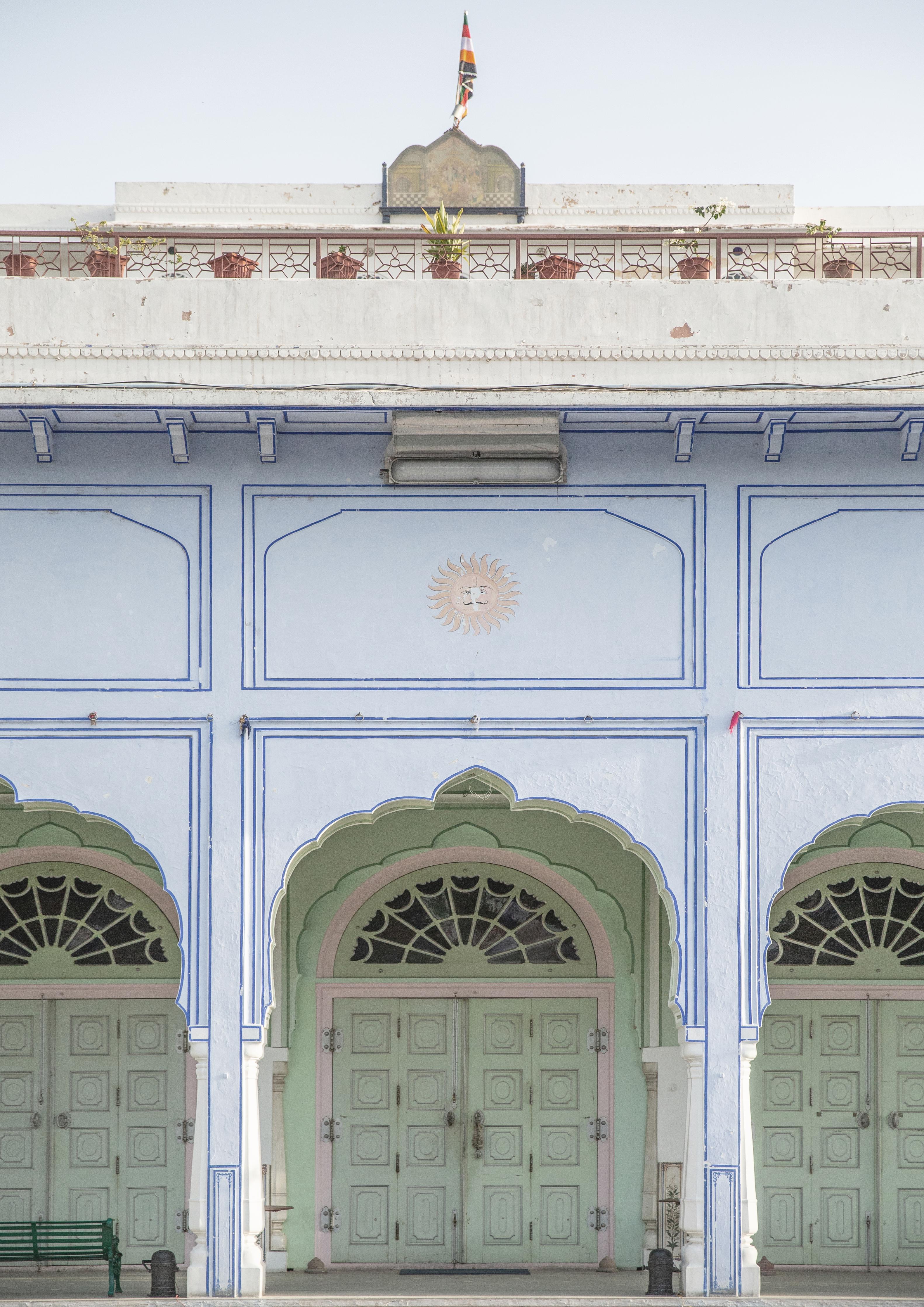 Spritzschutz-Historischer Palast - Eingang