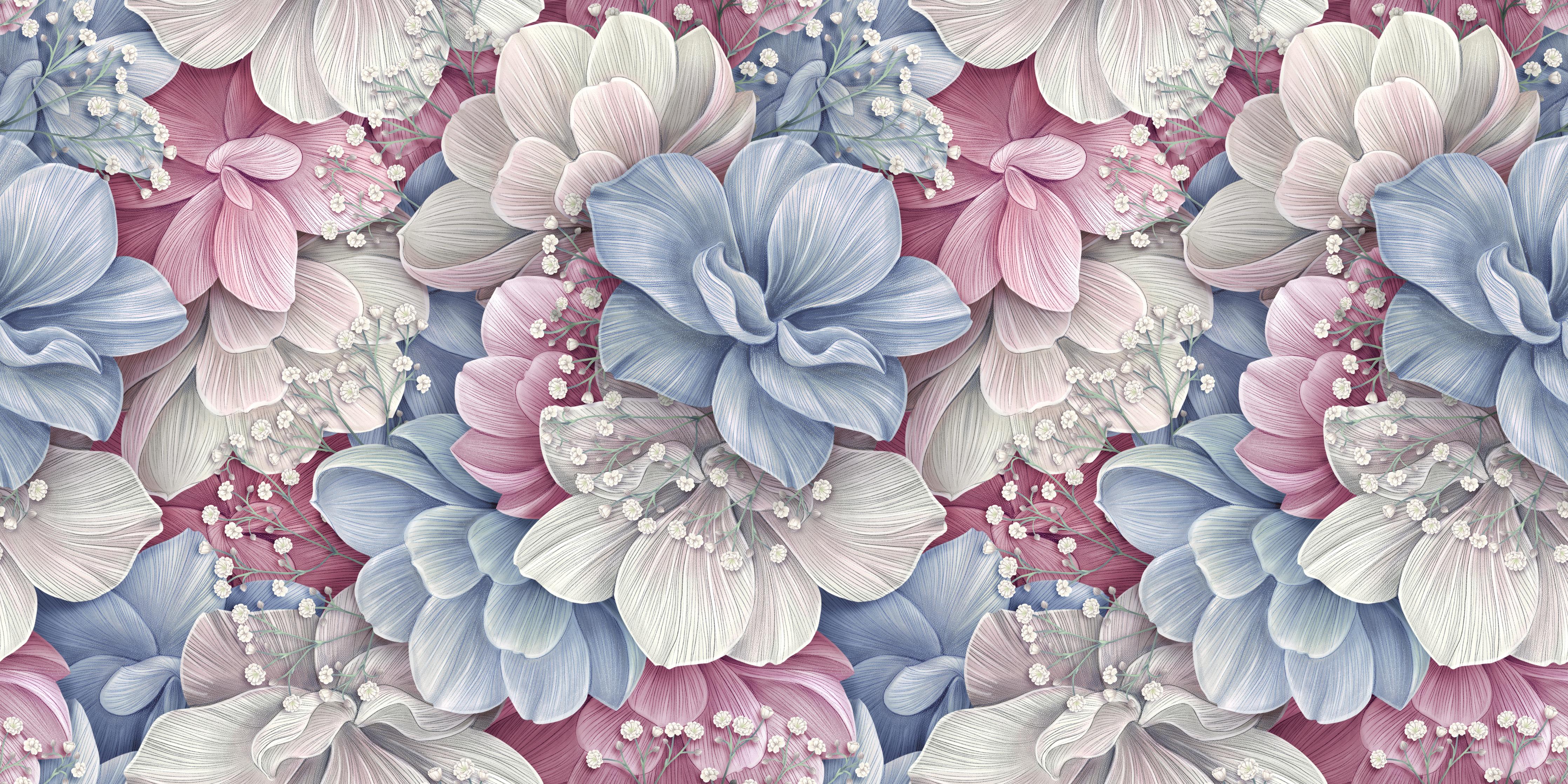 Spritzschutz-Hortensienblüten - Aquarellmalerei