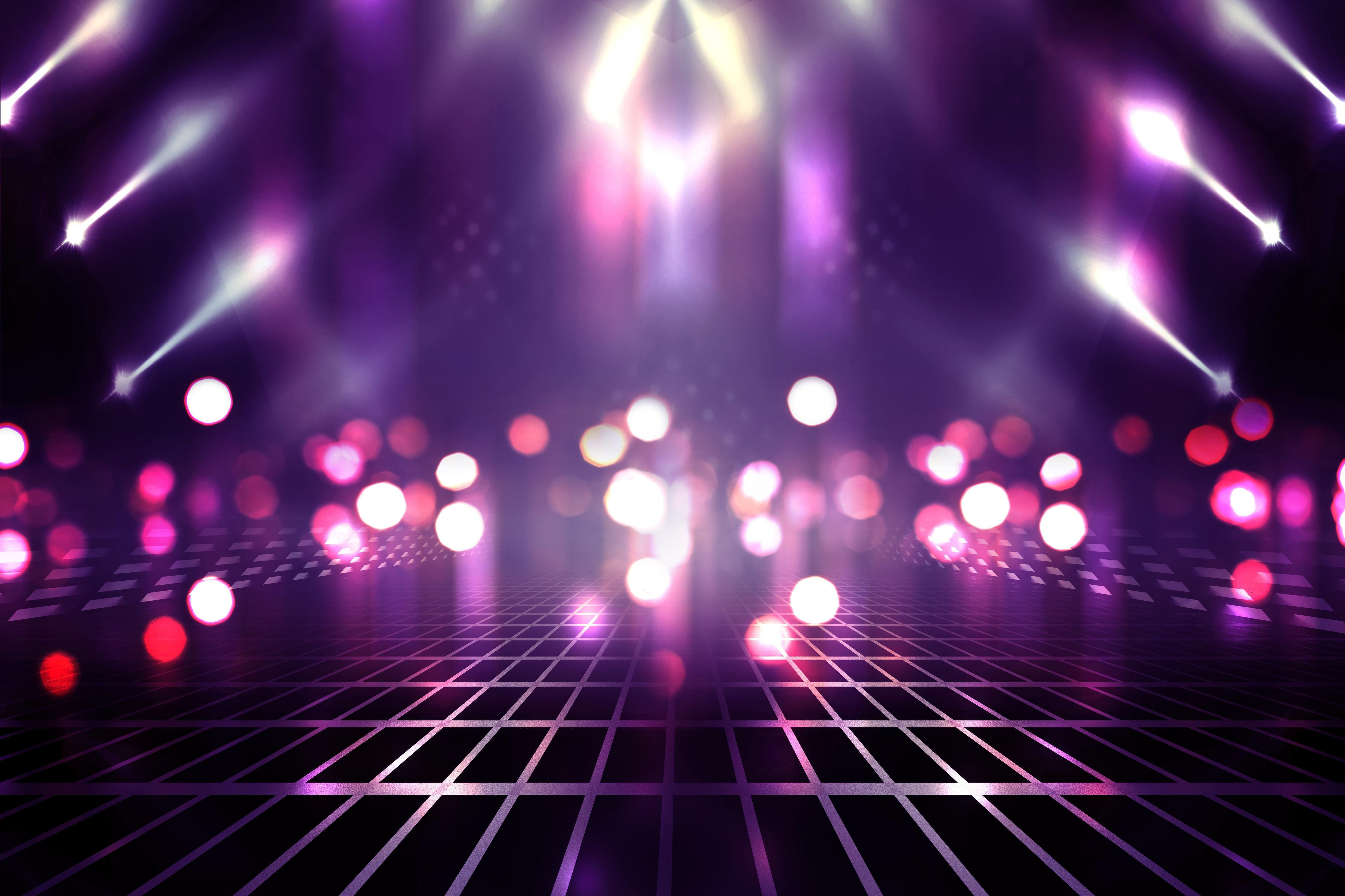 Spritzschutz-Leere Hintergrundszene. Ultraviolettes Licht