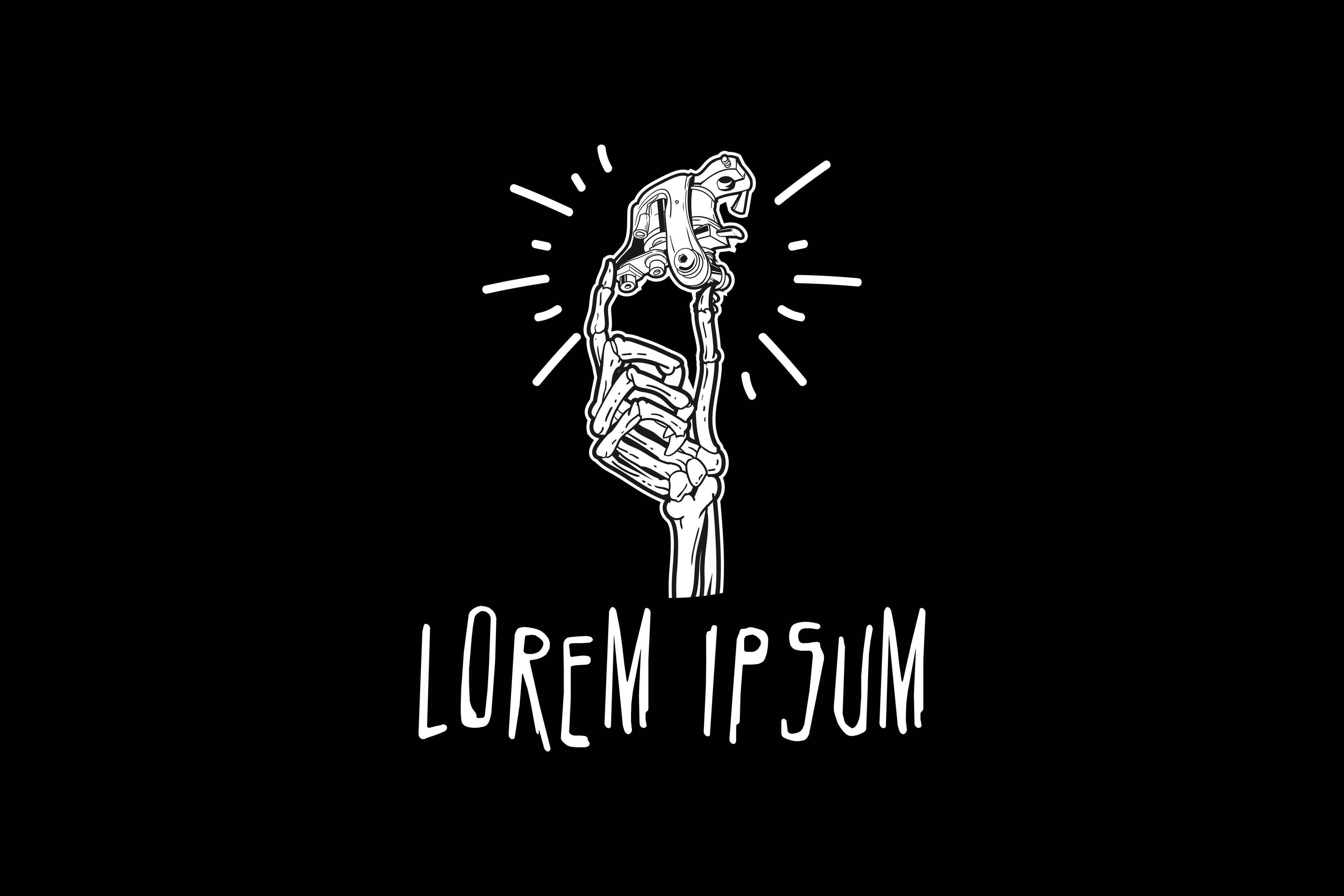 Spritzschutz-Moderne Schwarz-Weiß-Illustration Linienkunst