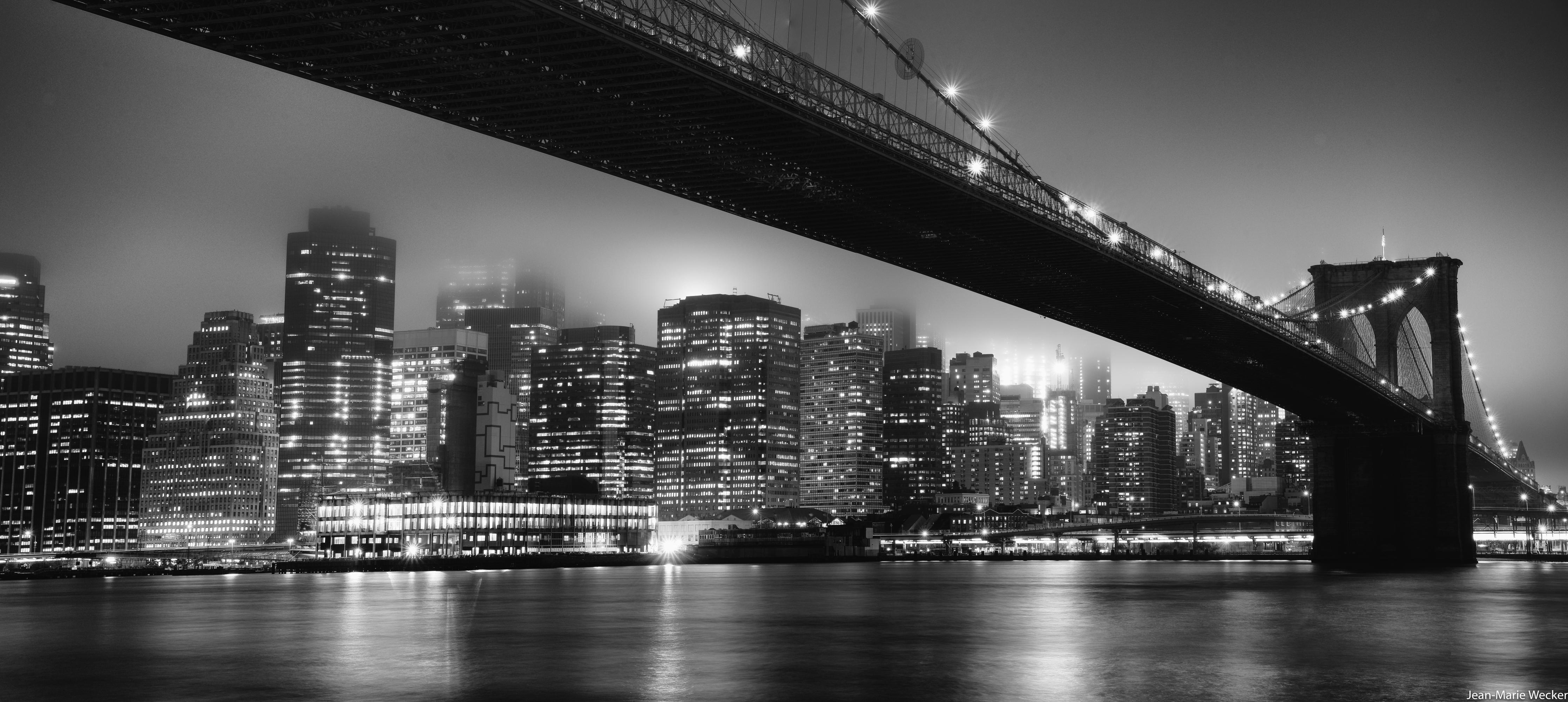 Spritzschutz-Monochrome Nachtansicht Stadt Skyline