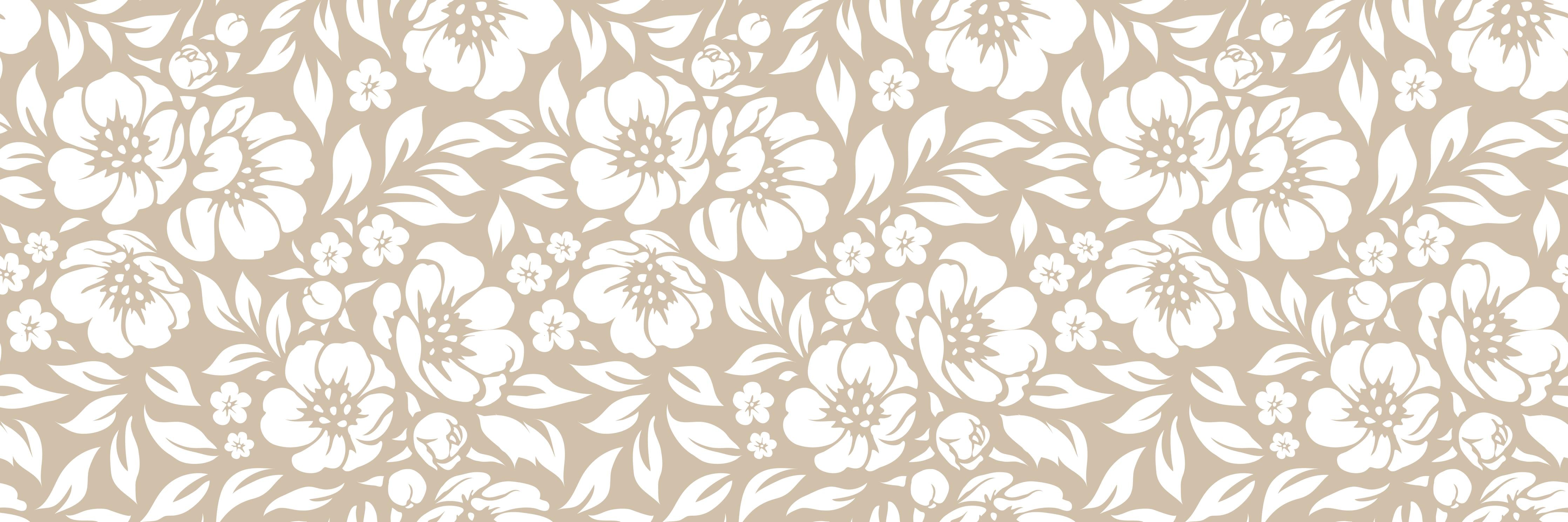 Spritzschutz-Natura Floreale Cappuccino