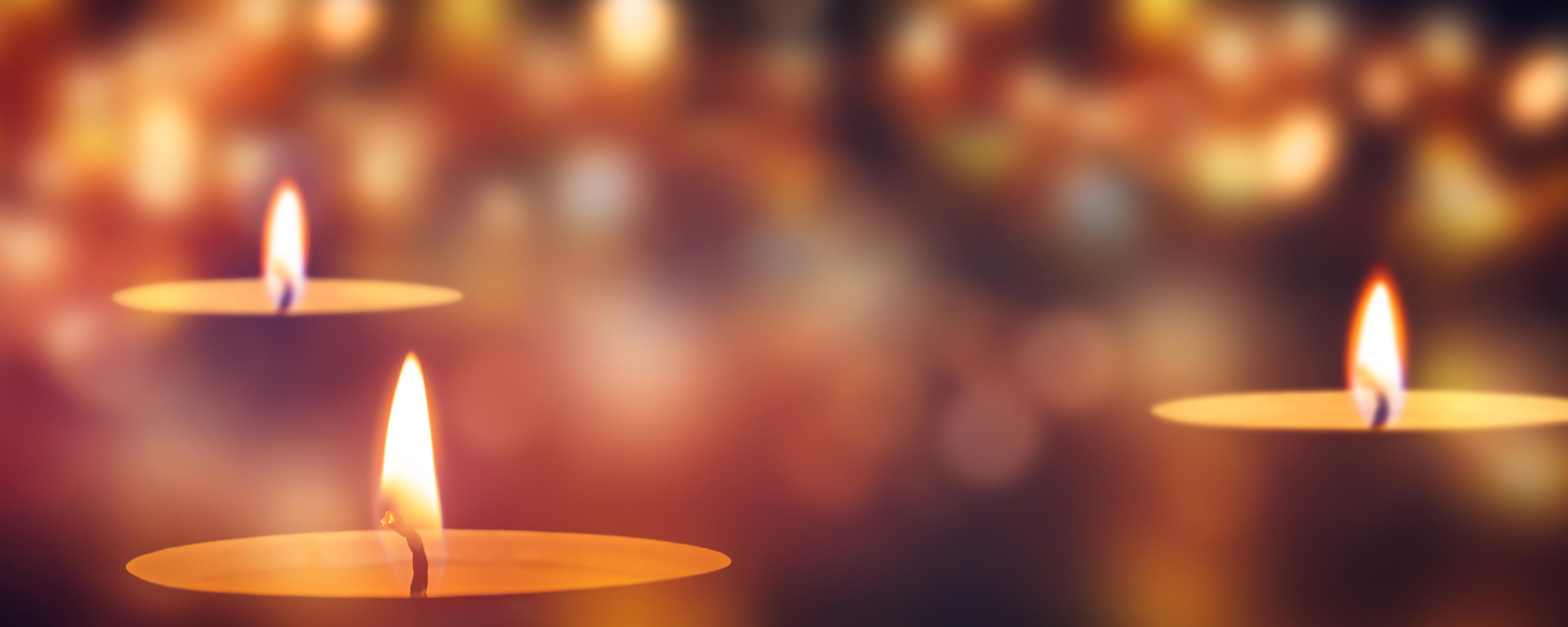 Spritzschutz-Den Teelichter bringen