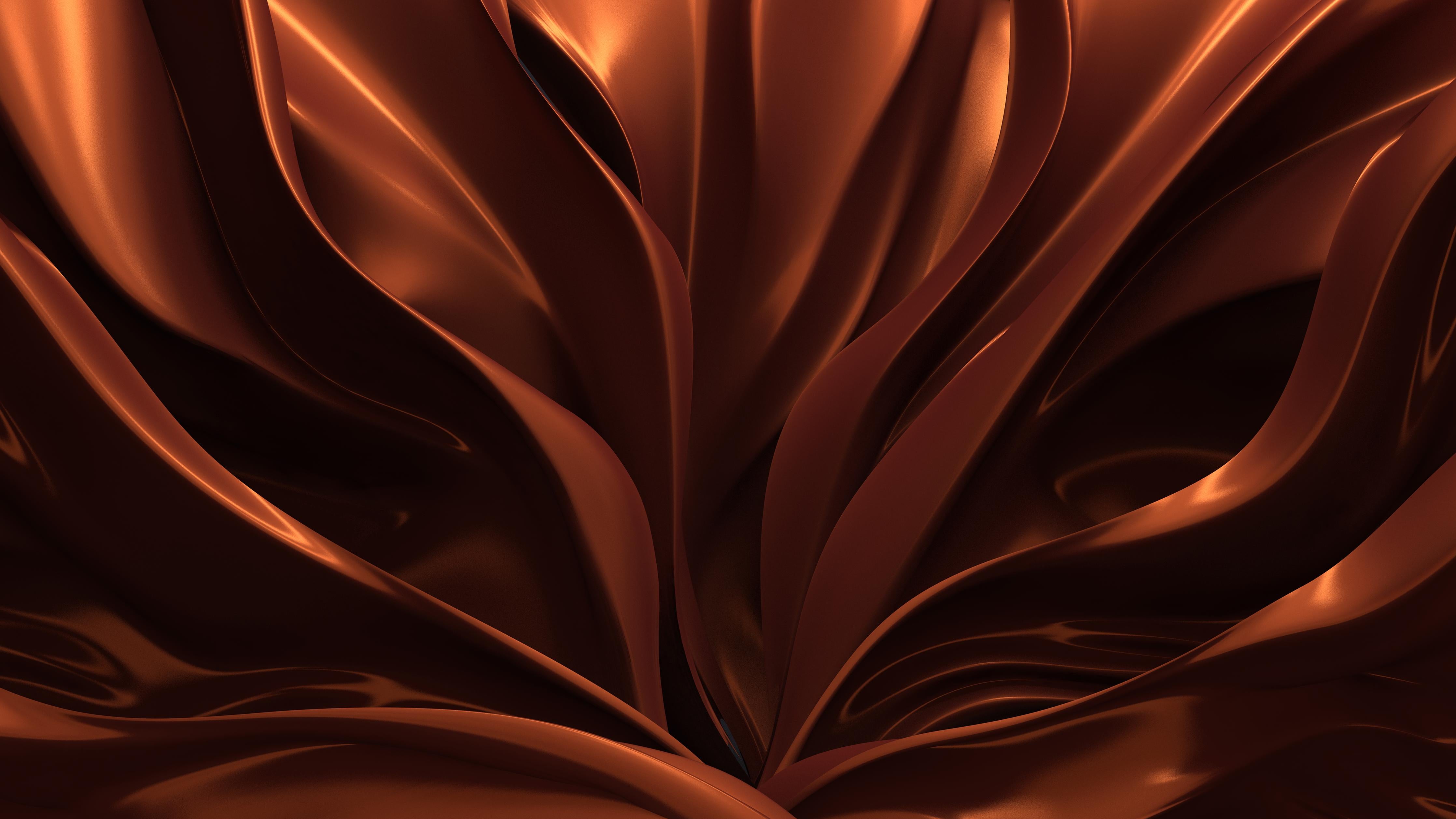 Spritzschutz-Strömendes Schokoladen Muster