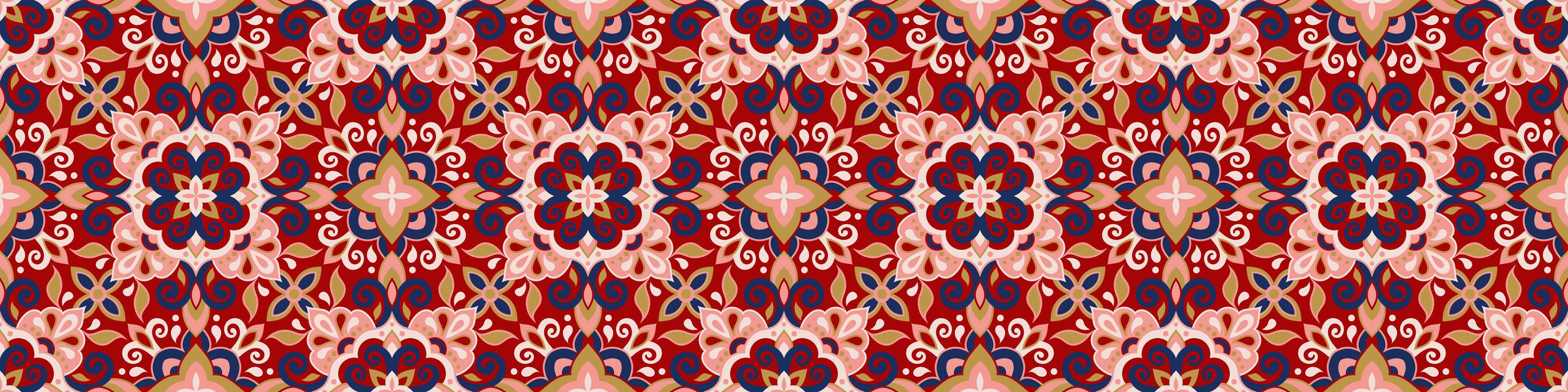 Spritzschutz-Traditionelles Orientalisch Geometrisches Muster