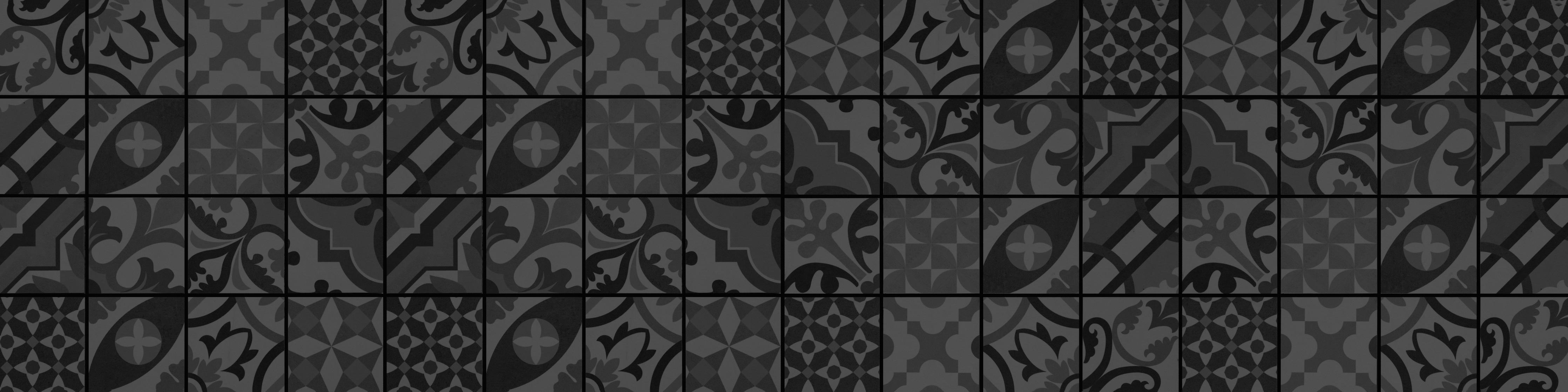 Spritzschutz-Vintage Anthrazit Mosaik Fliesen Panorama