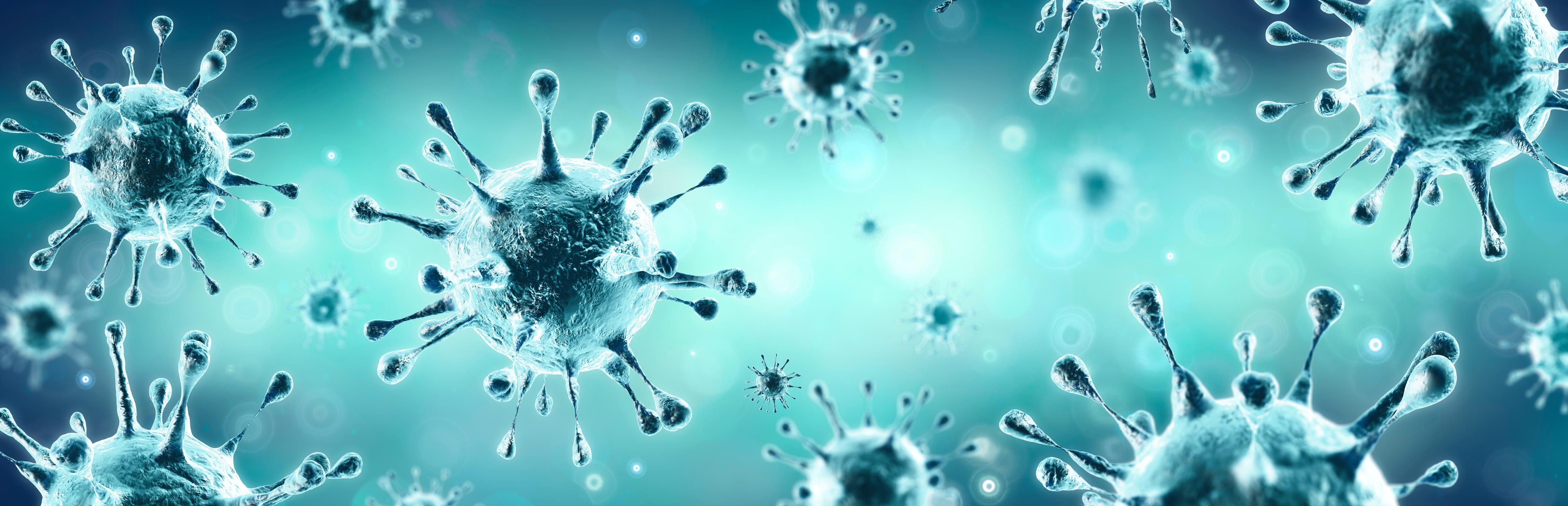 Spritzschutz-Virologie - Corona Virus 