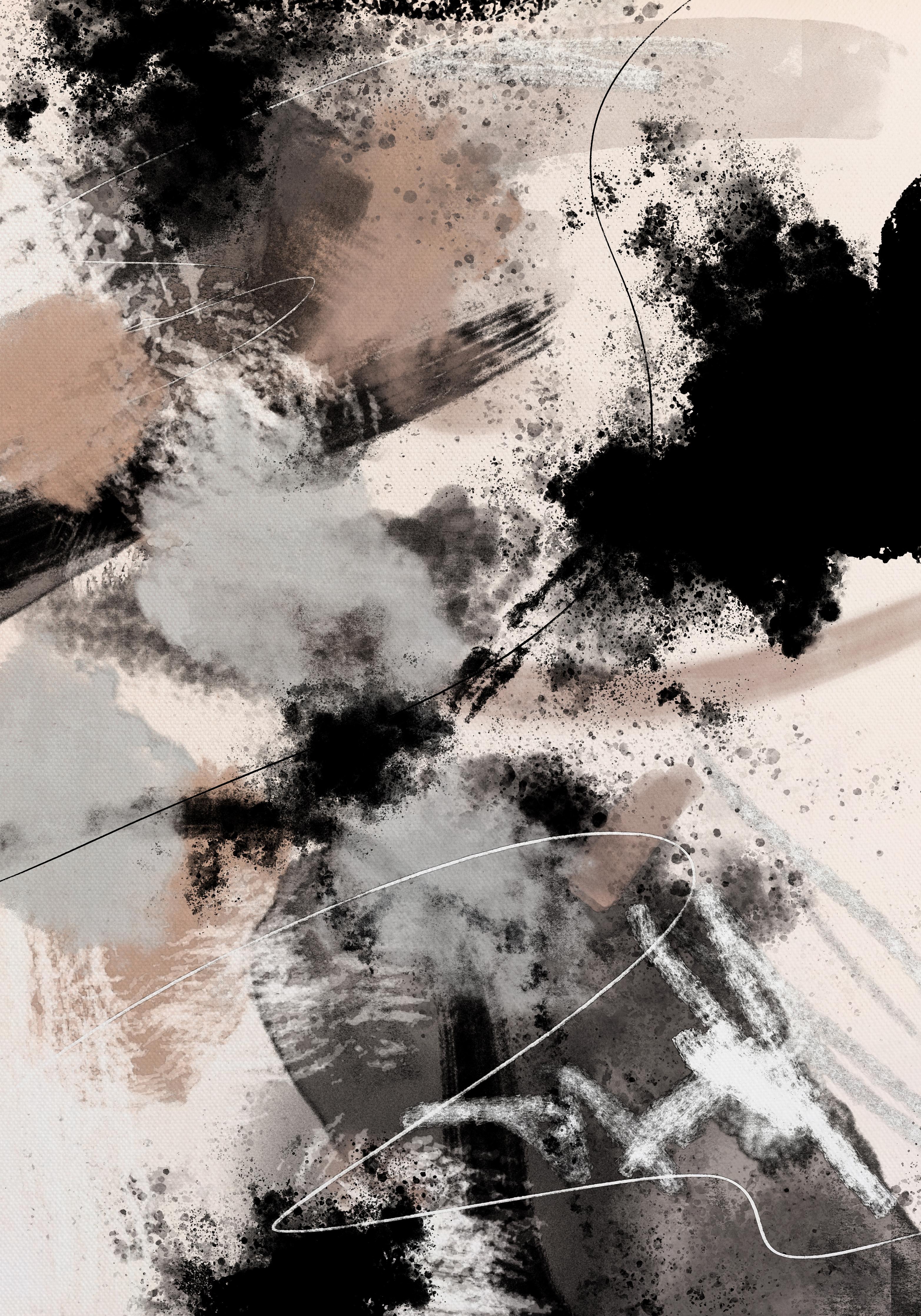 Spritzschutz-Wilder Sturm - Moderne Kunst