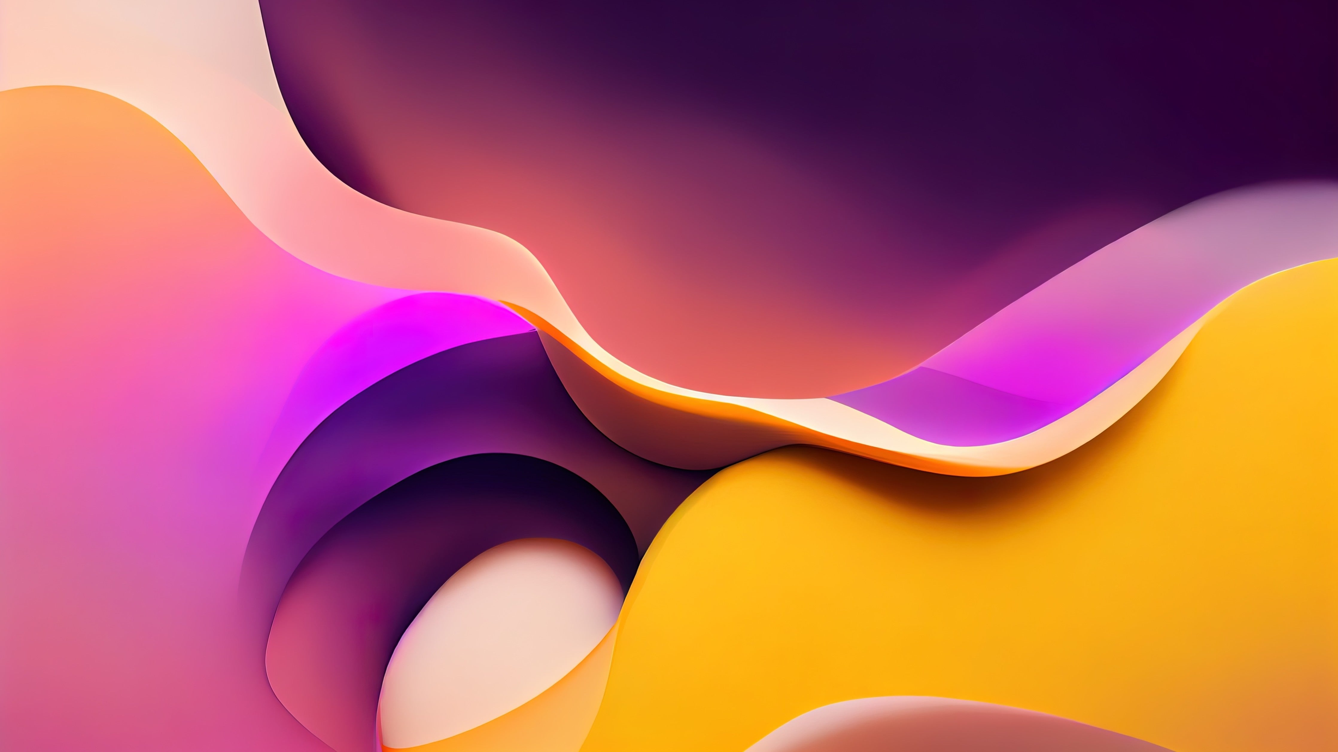 WC-Rückwand-Abstrakte Farbverläufe Wandbild Motiv