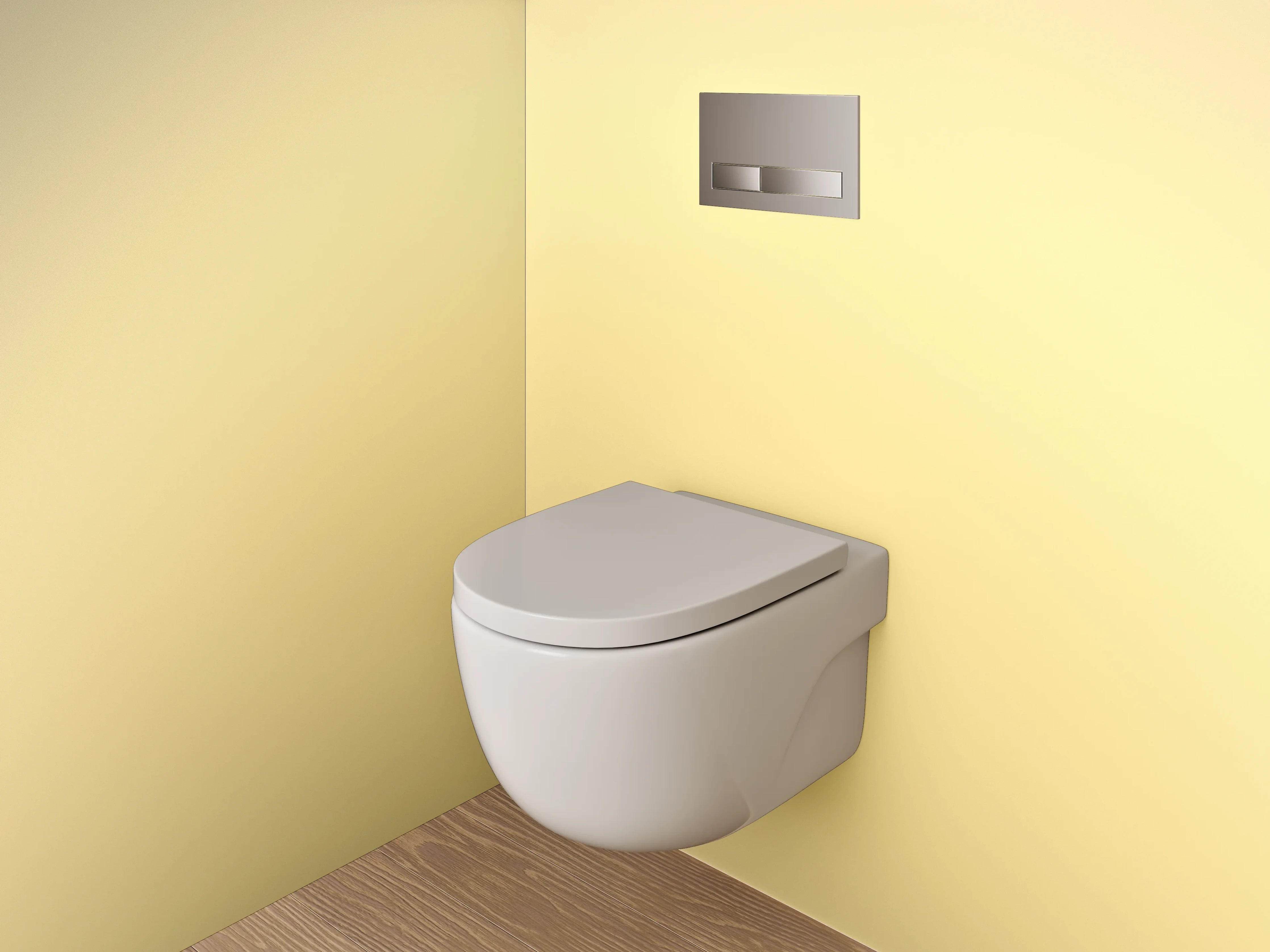 WC-Rückwand - Abstrakte beige Farbverläufe